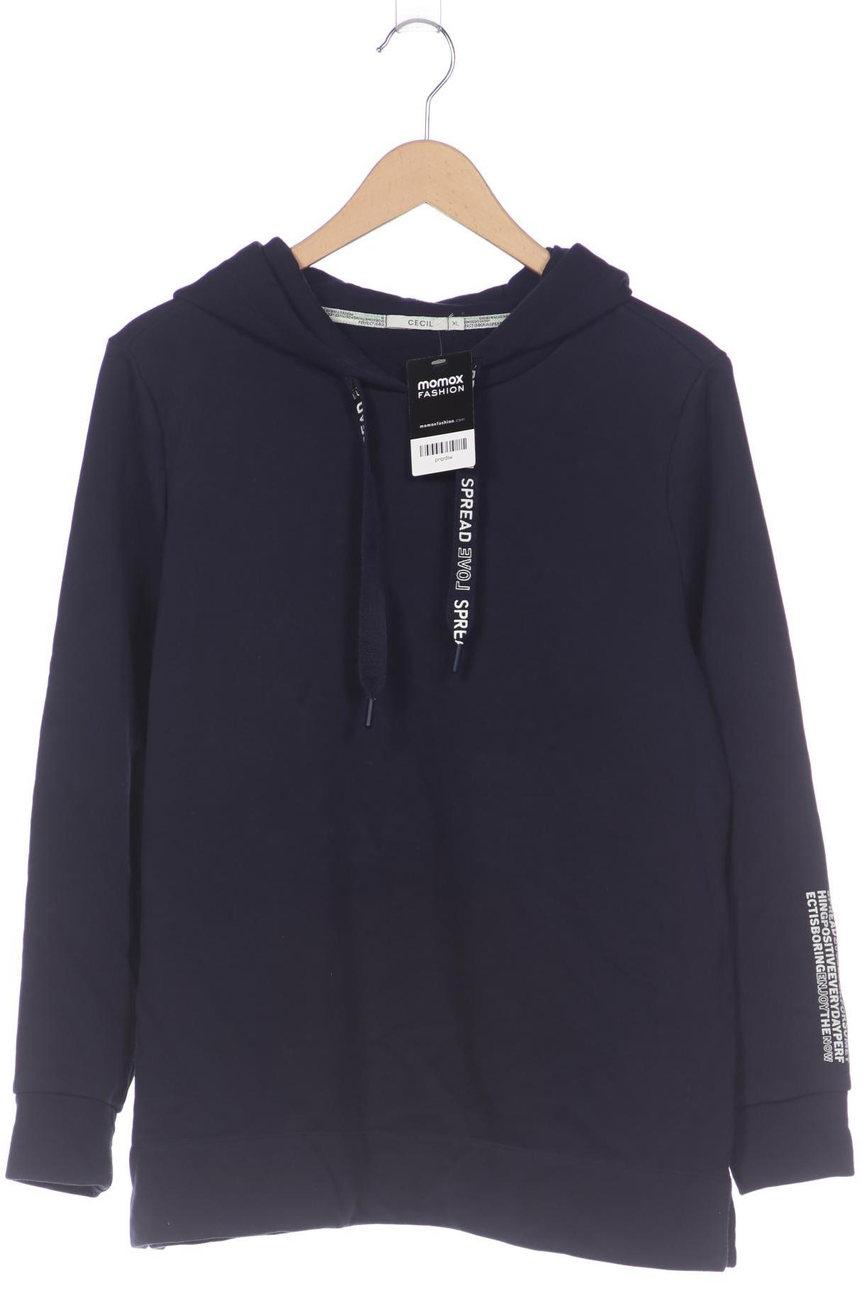

Cecil Damen Kapuzenpullover, marineblau, Gr. 44