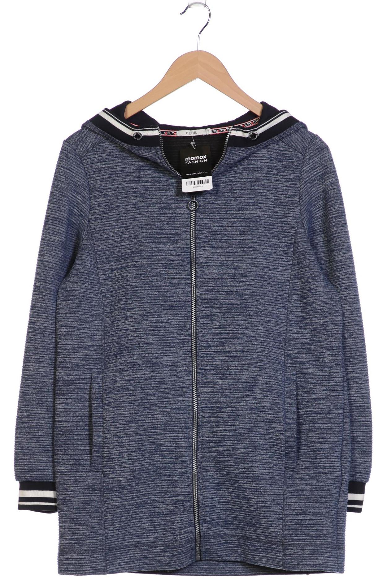 

Cecil Damen Kapuzenpullover, blau, Gr. 36