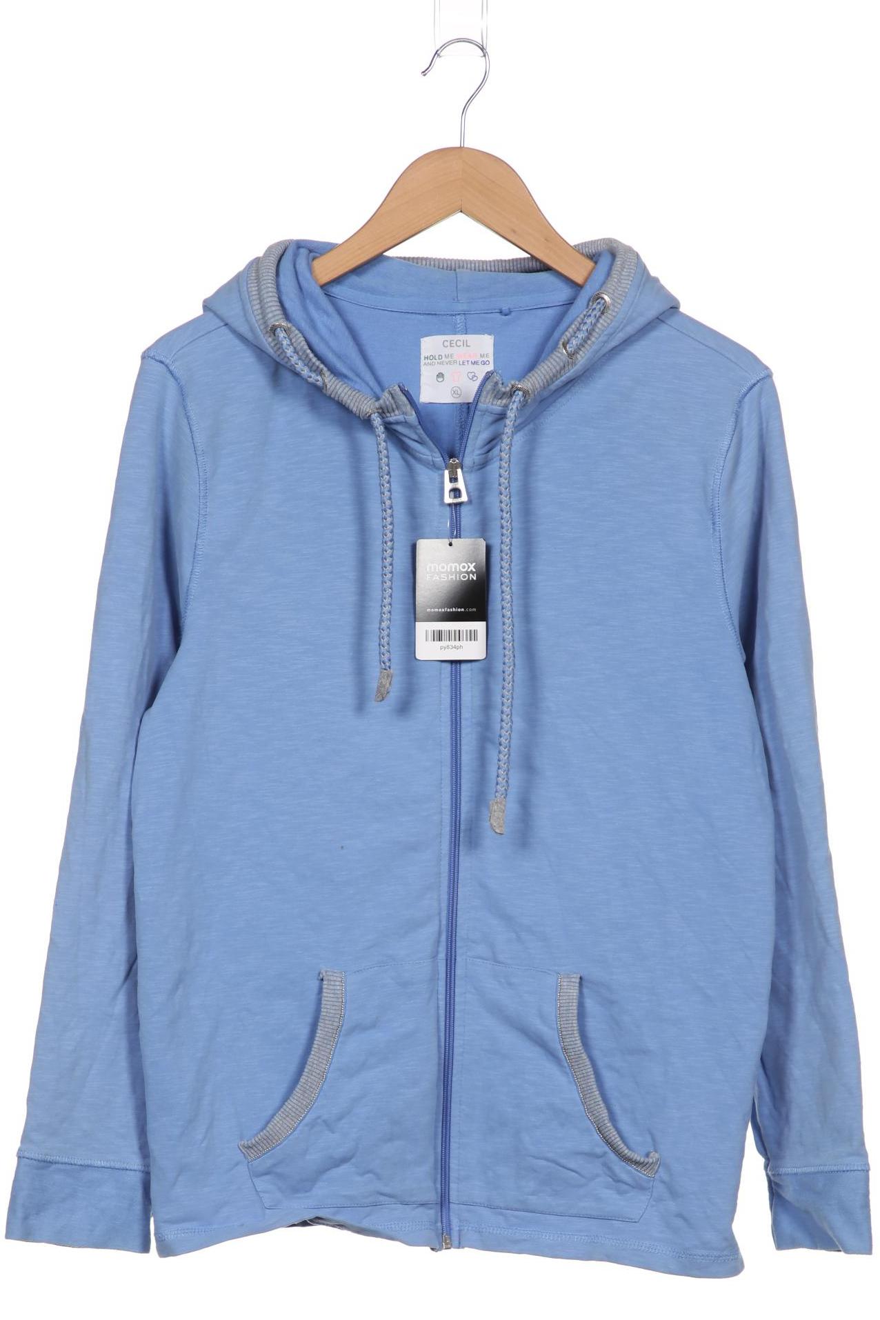 

Cecil Damen Kapuzenpullover, blau, Gr. 44