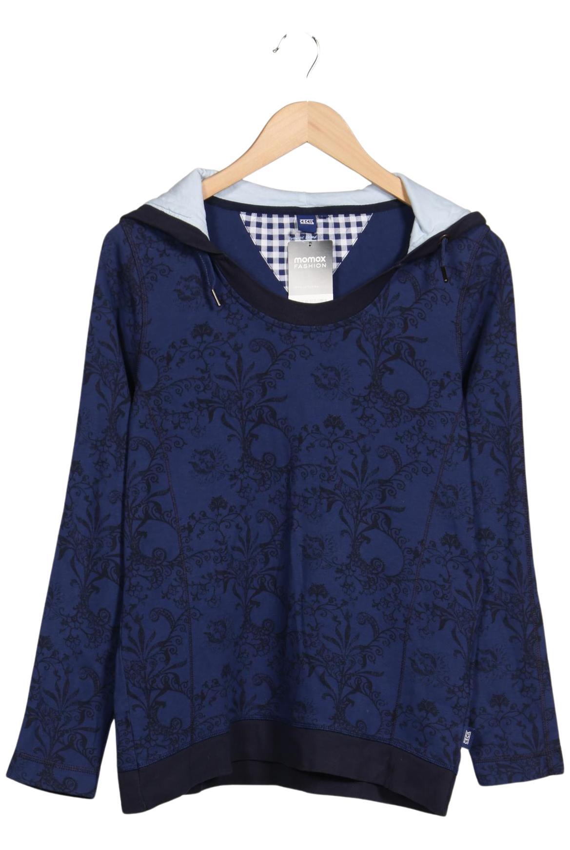 

Cecil Damen Kapuzenpullover, marineblau, Gr. 42