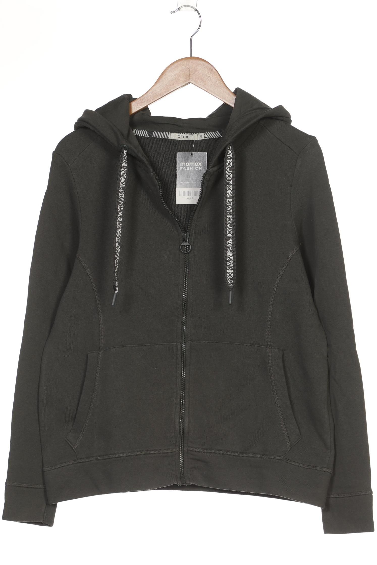 

Cecil Damen Kapuzenpullover, grün, Gr. 34