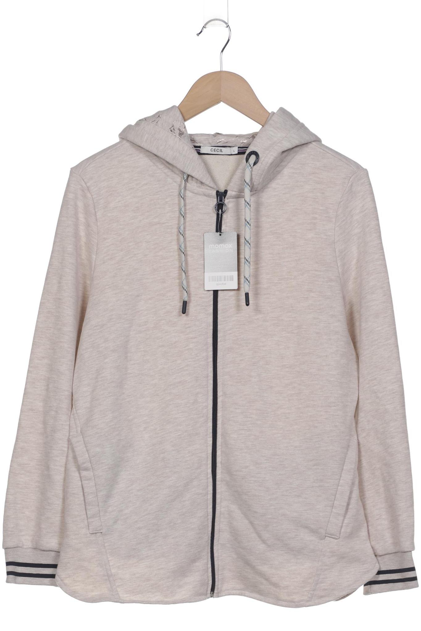 

Cecil Damen Kapuzenpullover, beige, Gr. 42