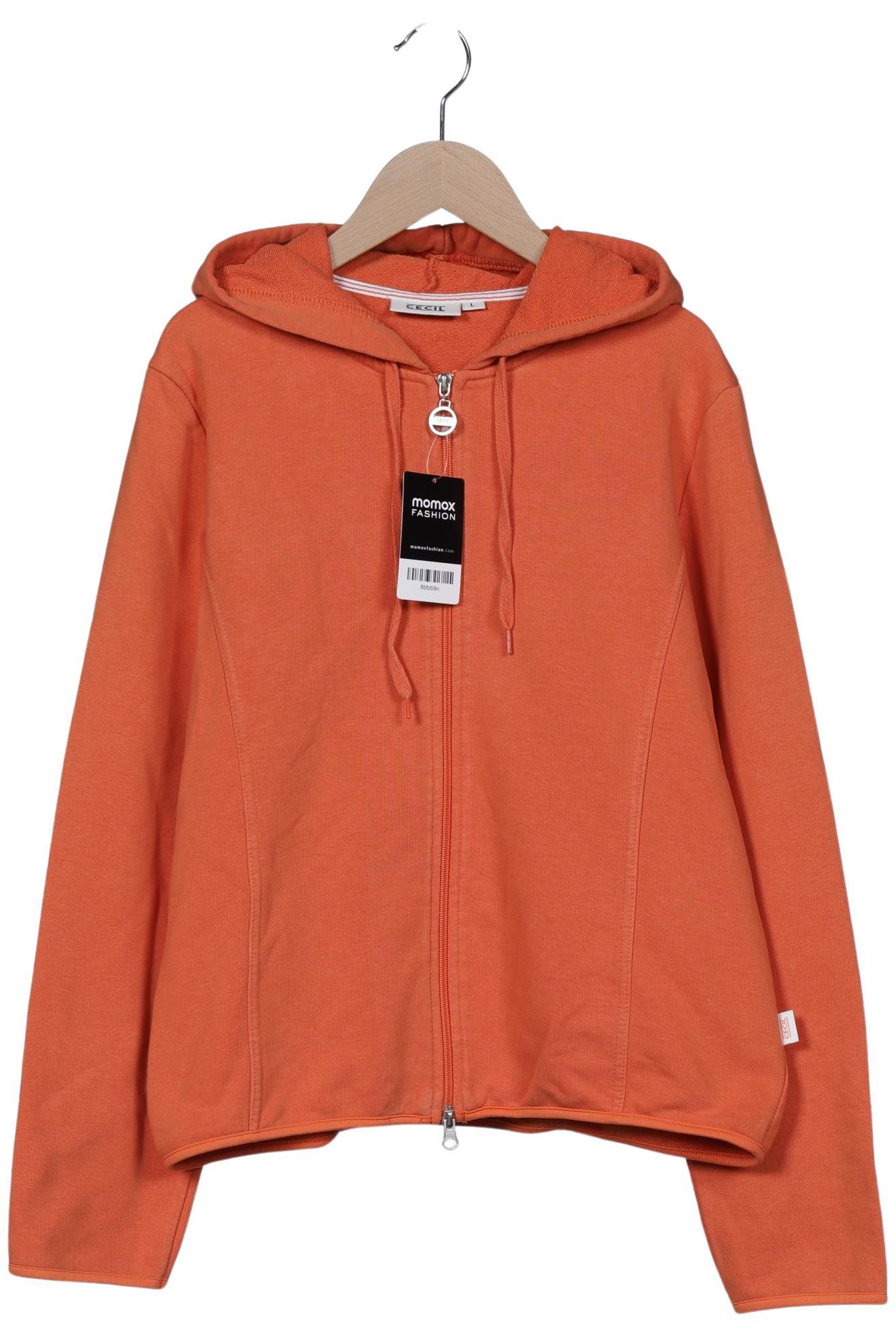 

Cecil Damen Kapuzenpullover, orange, Gr. 42