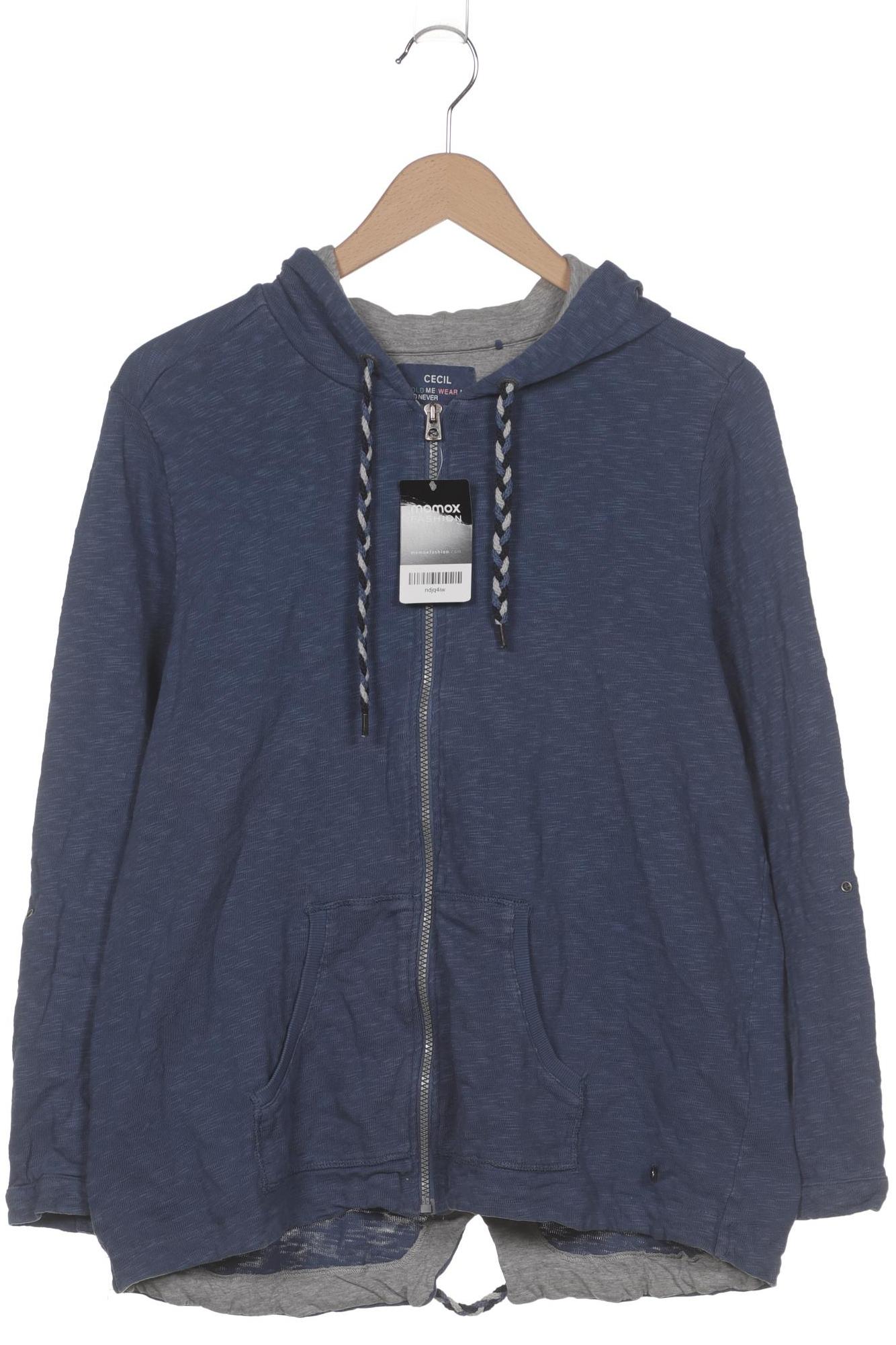 

Cecil Damen Kapuzenpullover, blau, Gr. 44