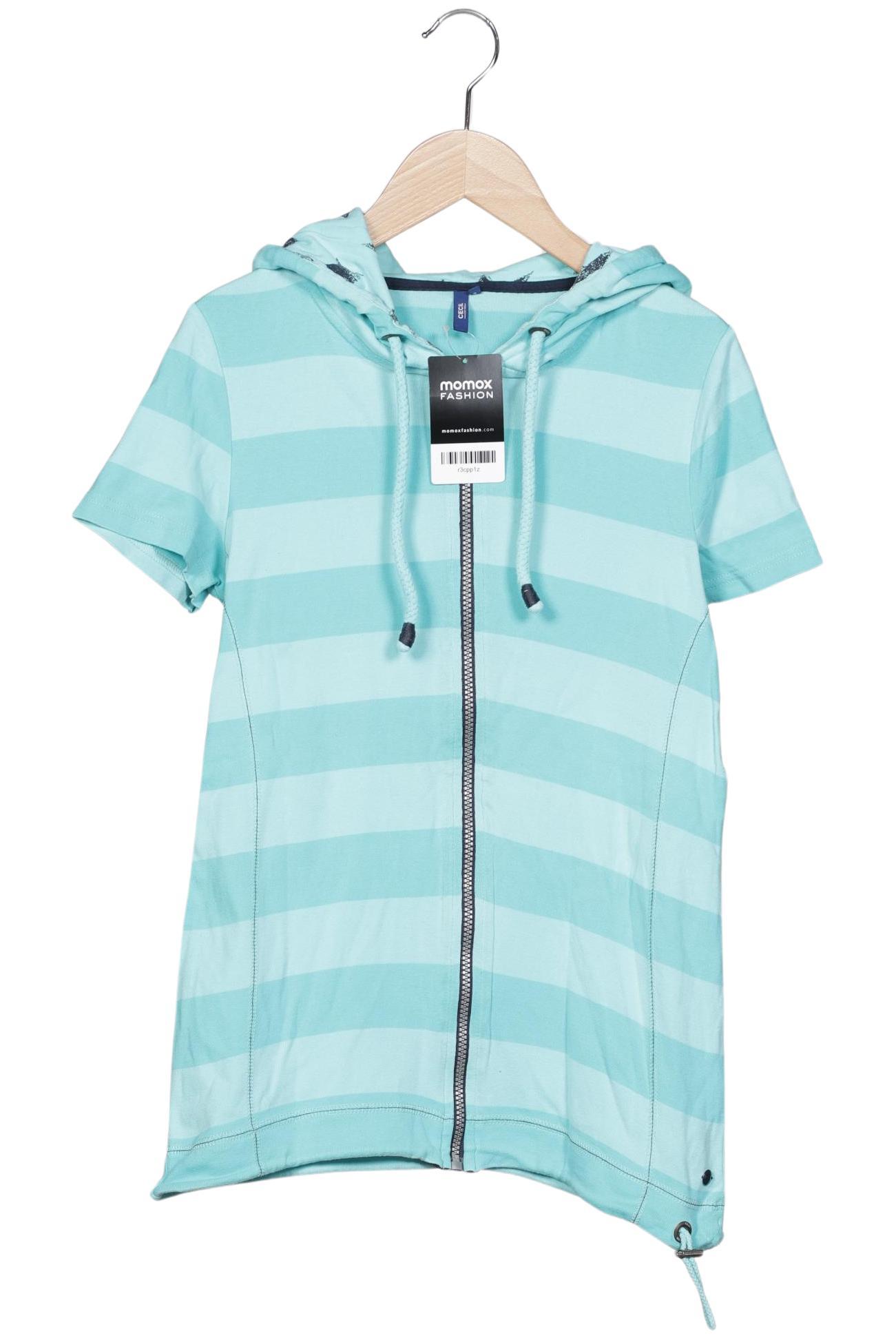

Cecil Damen Kapuzenpullover, türkis, Gr. 38