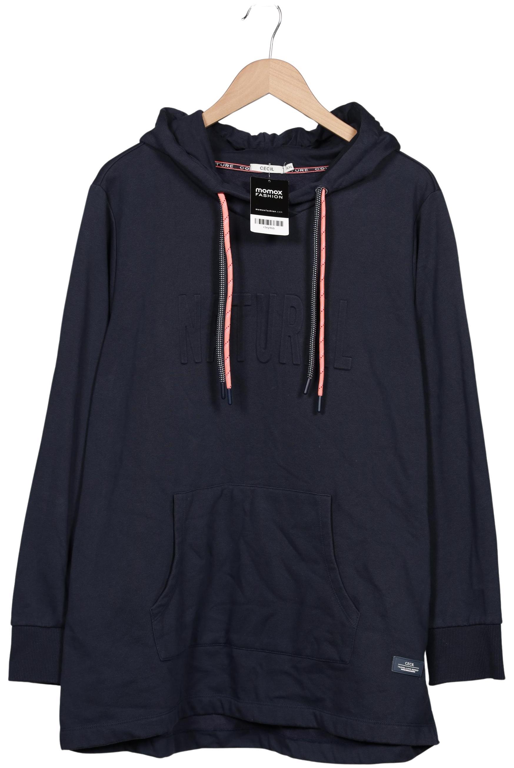 

Cecil Damen Kapuzenpullover, marineblau, Gr. 46
