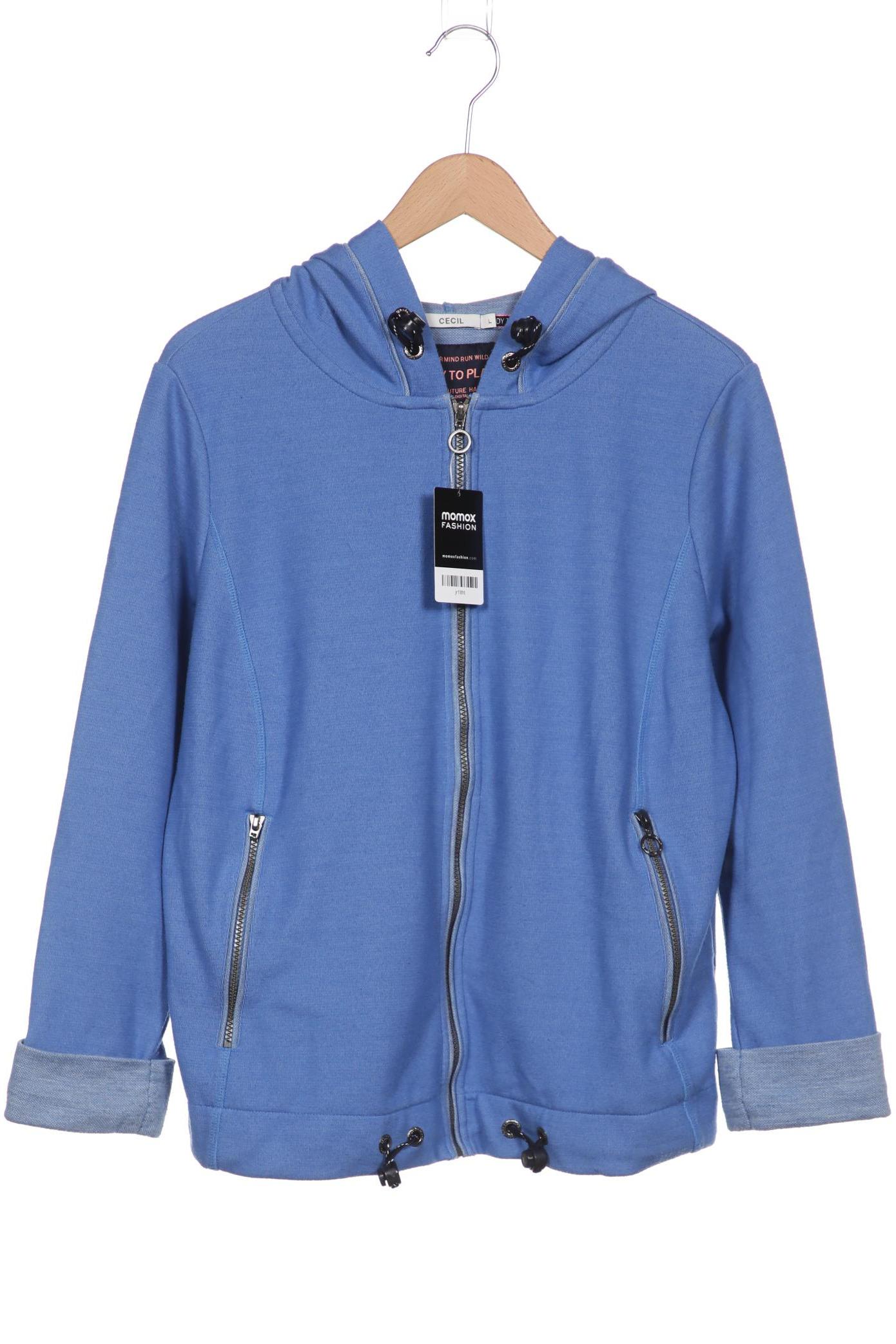 

Cecil Damen Kapuzenpullover, blau, Gr. 42