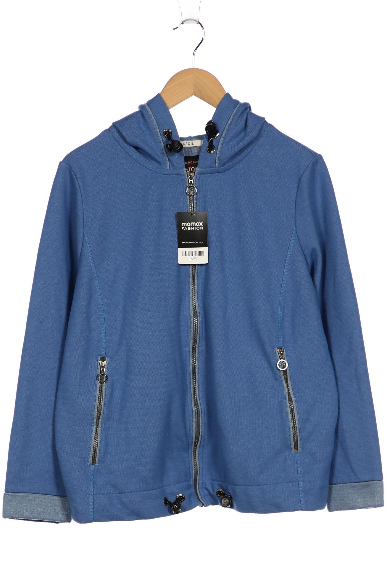 

Cecil Damen Kapuzenpullover, blau, Gr. 42