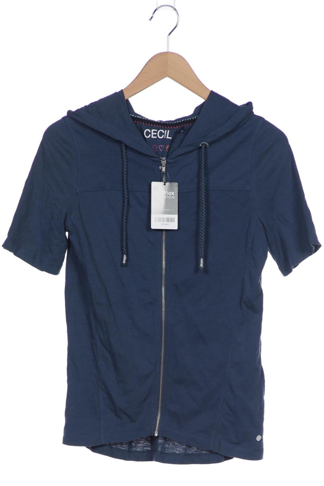

Cecil Damen Kapuzenpullover, blau, Gr. 34