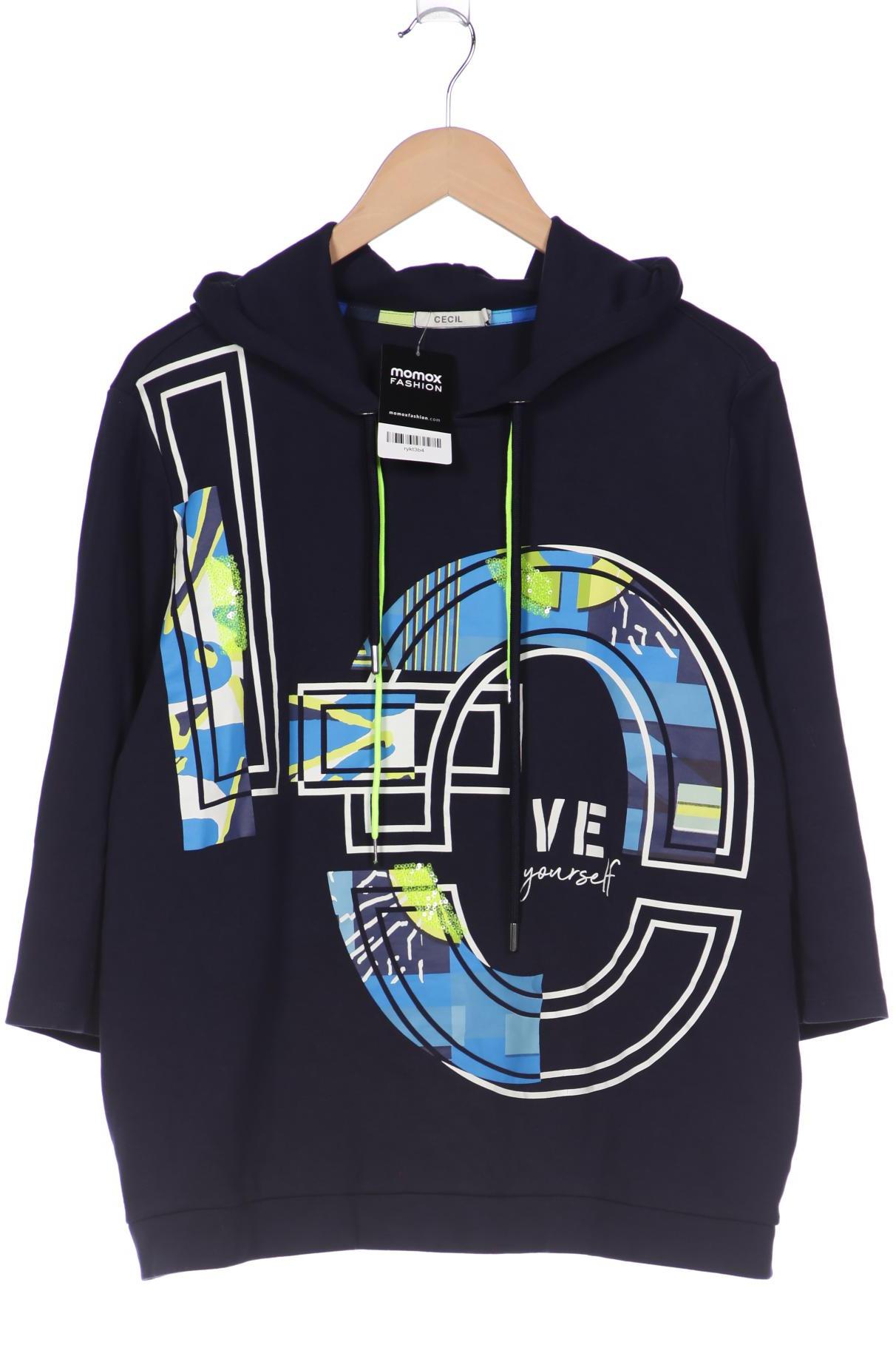 

CECIL Damen Kapuzenpullover, marineblau