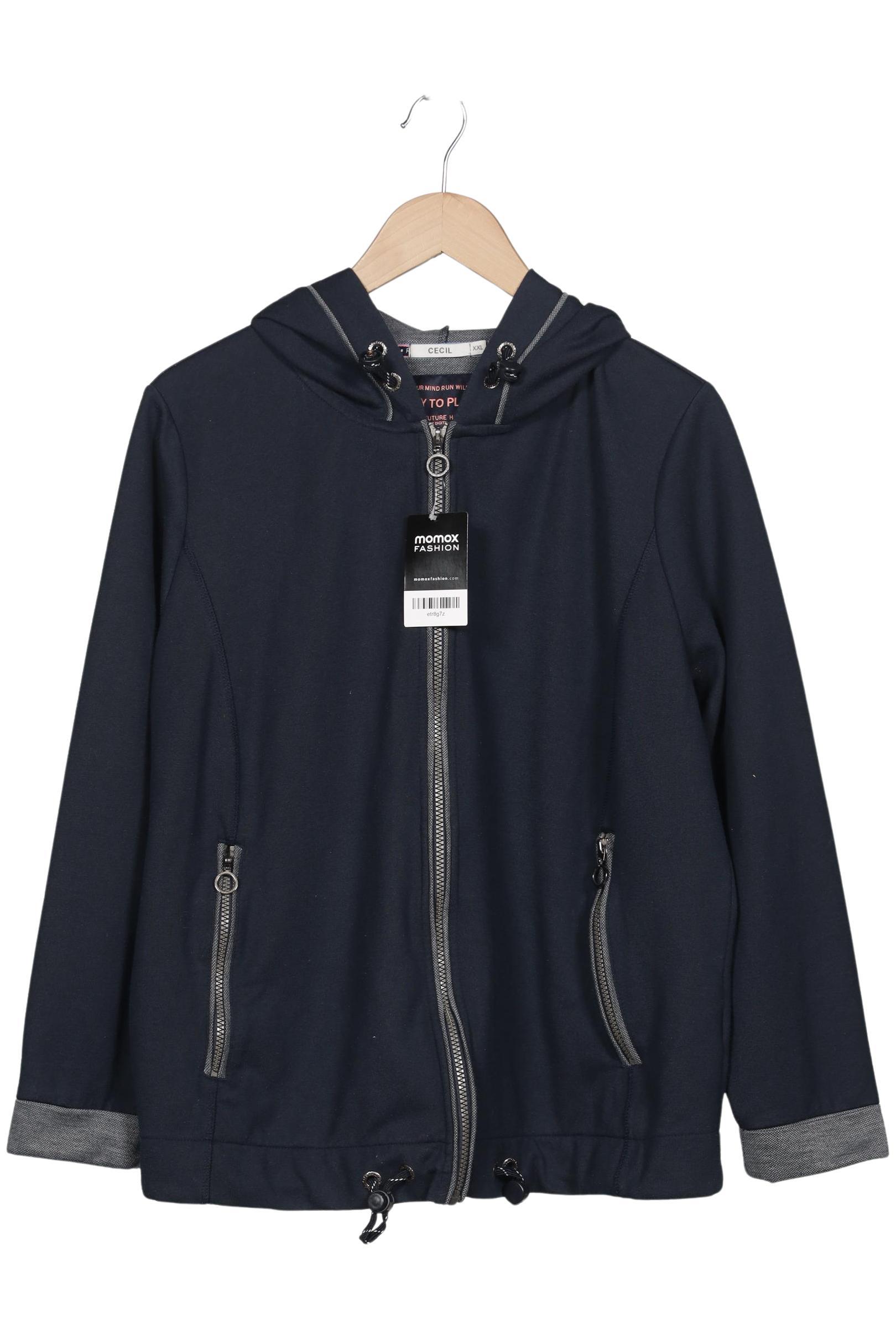 

Cecil Damen Kapuzenpullover, marineblau, Gr. 46