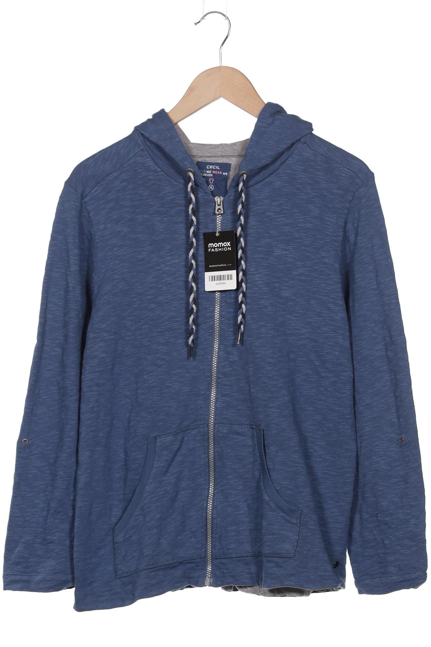 

Cecil Damen Kapuzenpullover, blau, Gr. 44