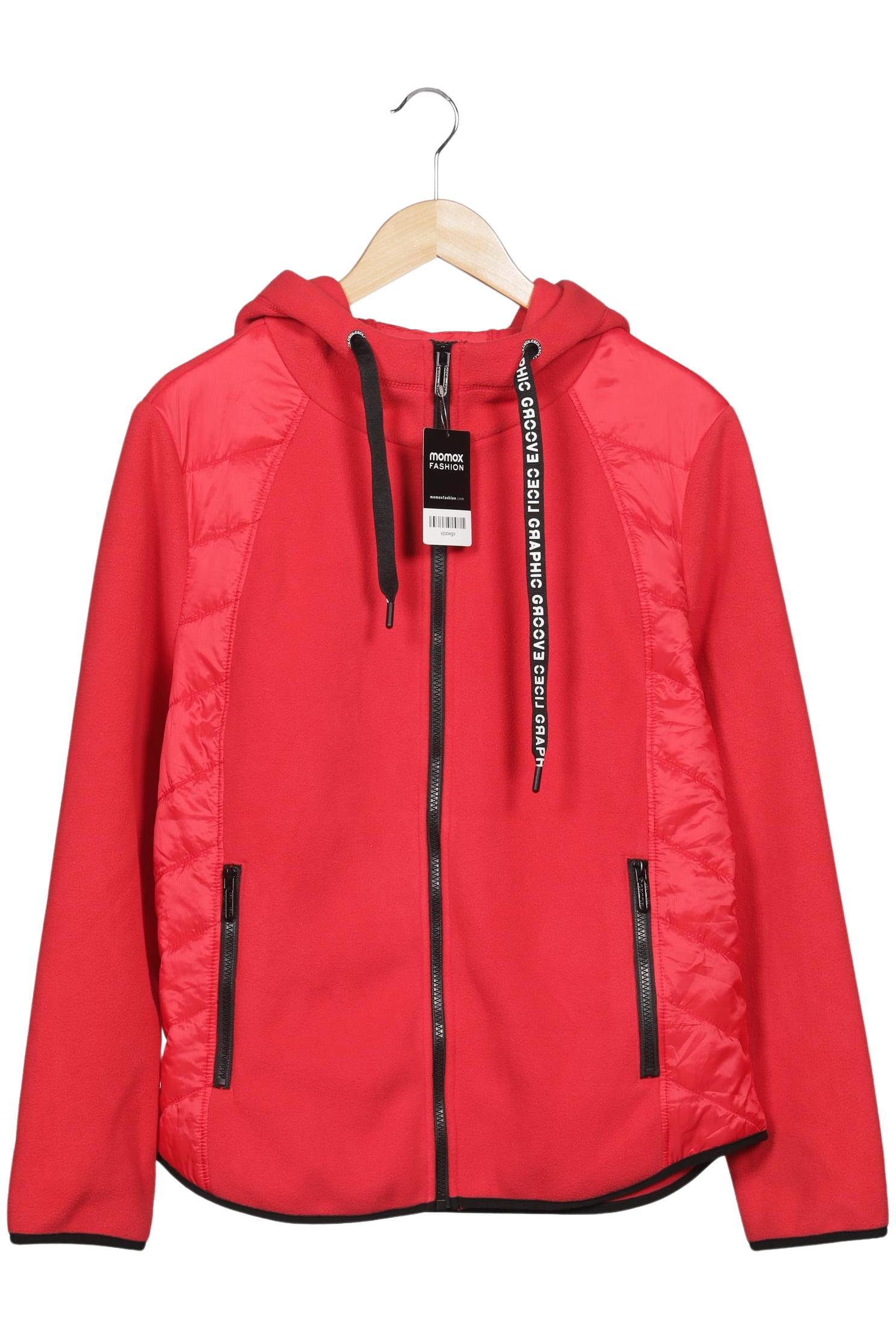 

Cecil Damen Kapuzenpullover, rot, Gr. 42