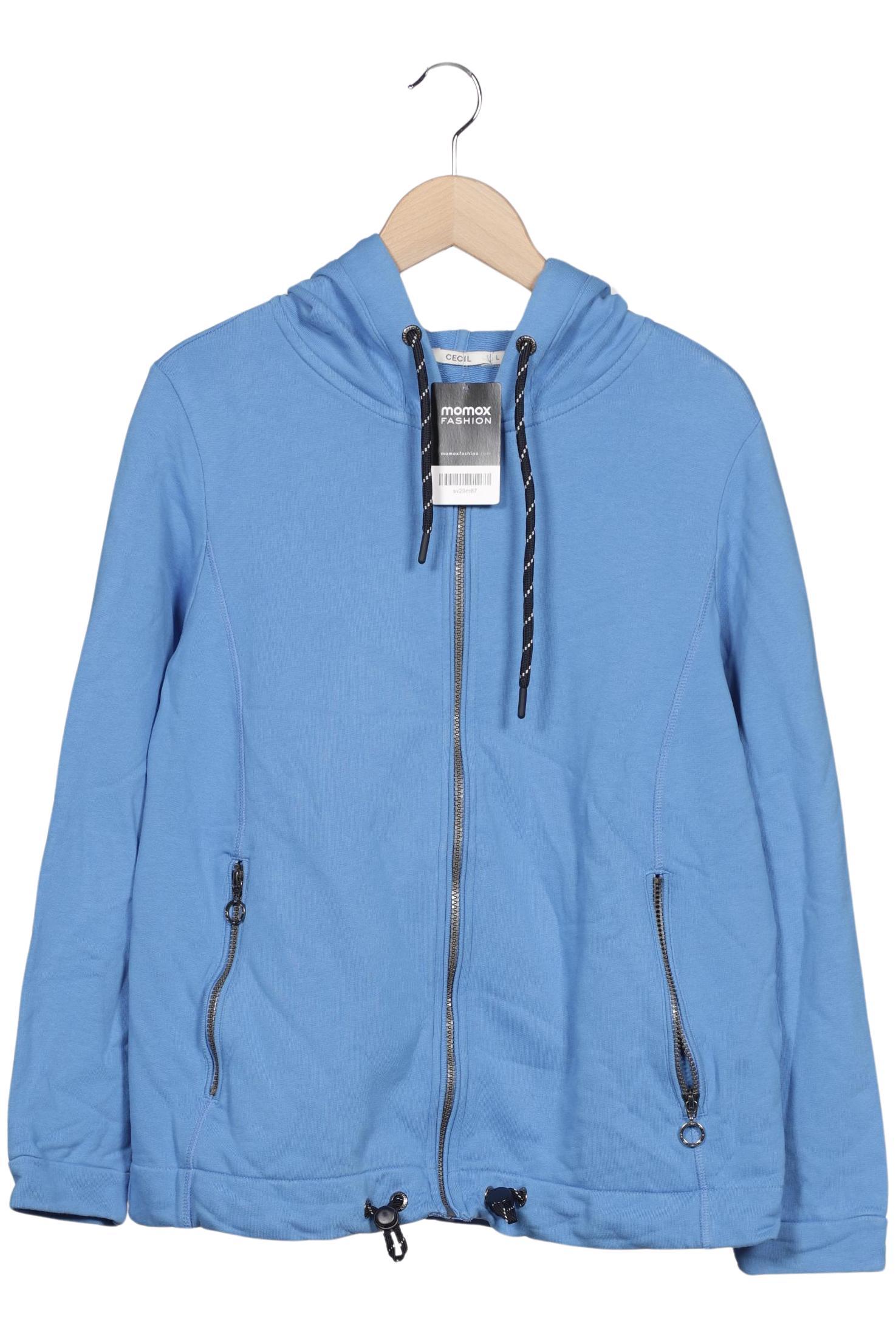 

Cecil Damen Kapuzenpullover, hellblau, Gr. 42