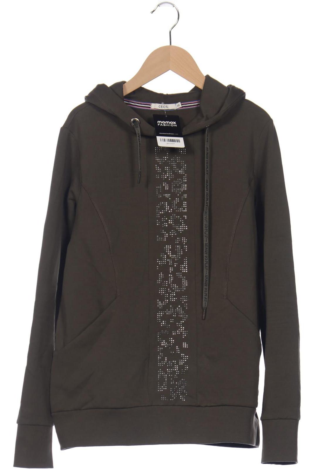 

Cecil Damen Kapuzenpullover, grün, Gr. 34