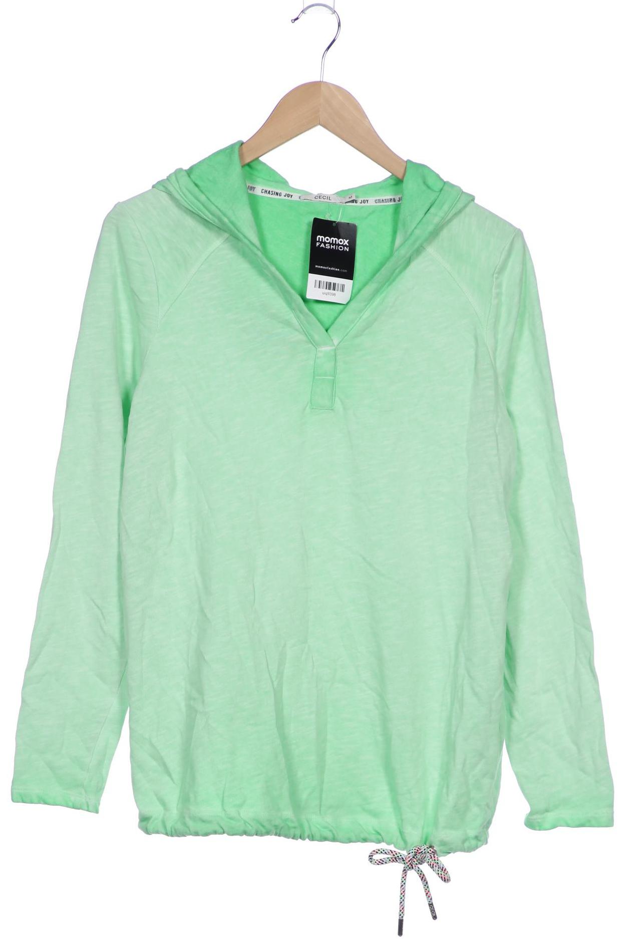 

Cecil Damen Kapuzenpullover, hellgrün, Gr. 38