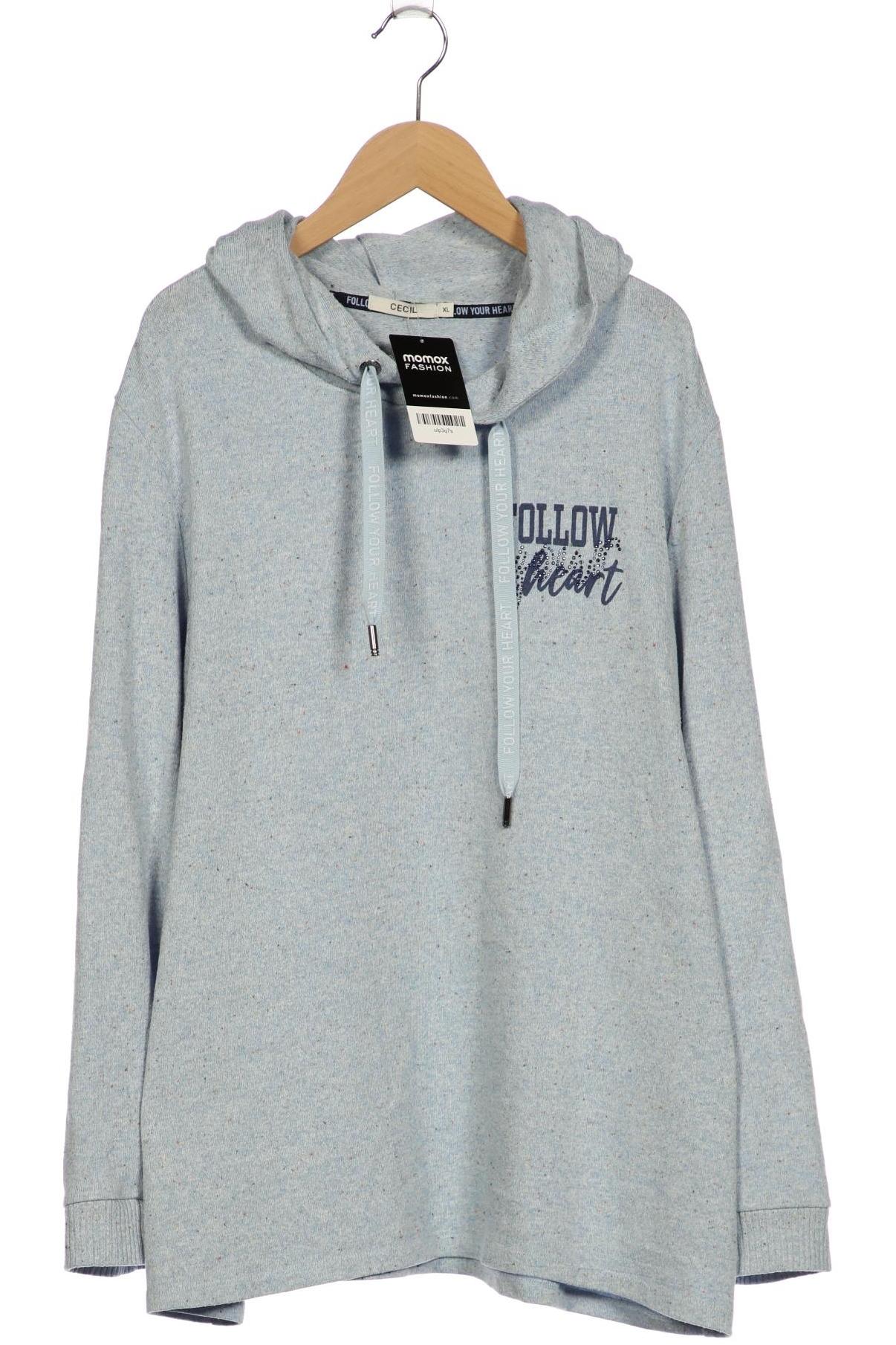 

Cecil Damen Kapuzenpullover, hellblau, Gr. 44