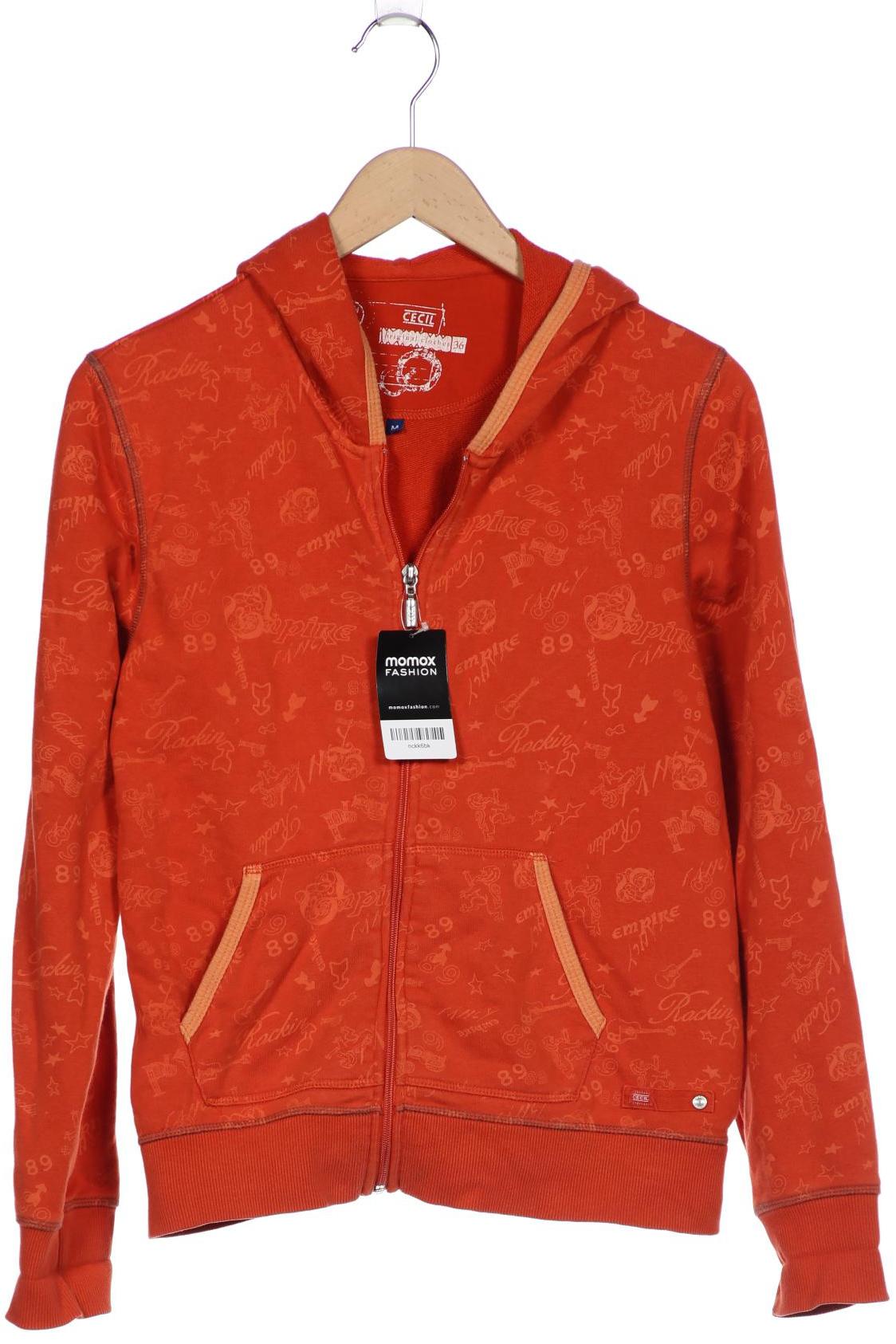 

Cecil Damen Kapuzenpullover, orange, Gr. 36