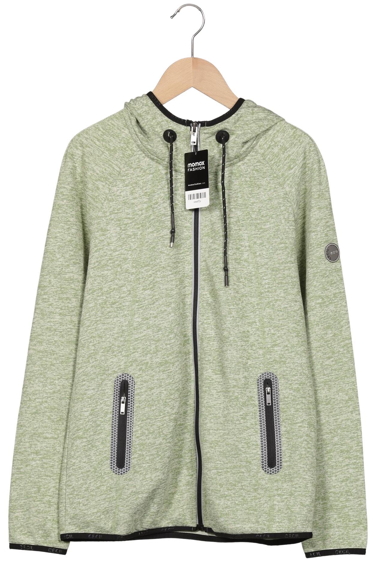 

Cecil Damen Kapuzenpullover, hellgrün, Gr. 36