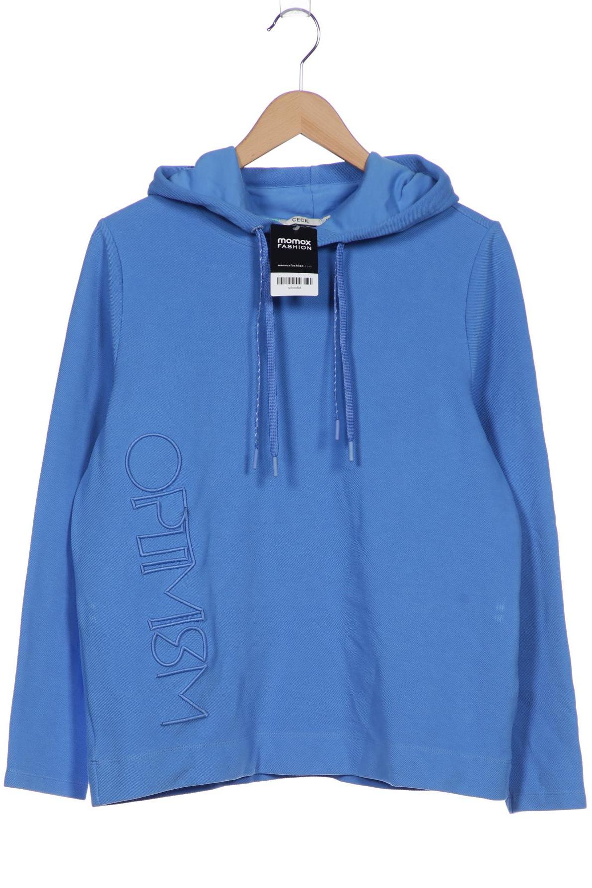 

Cecil Damen Kapuzenpullover, blau, Gr. 38