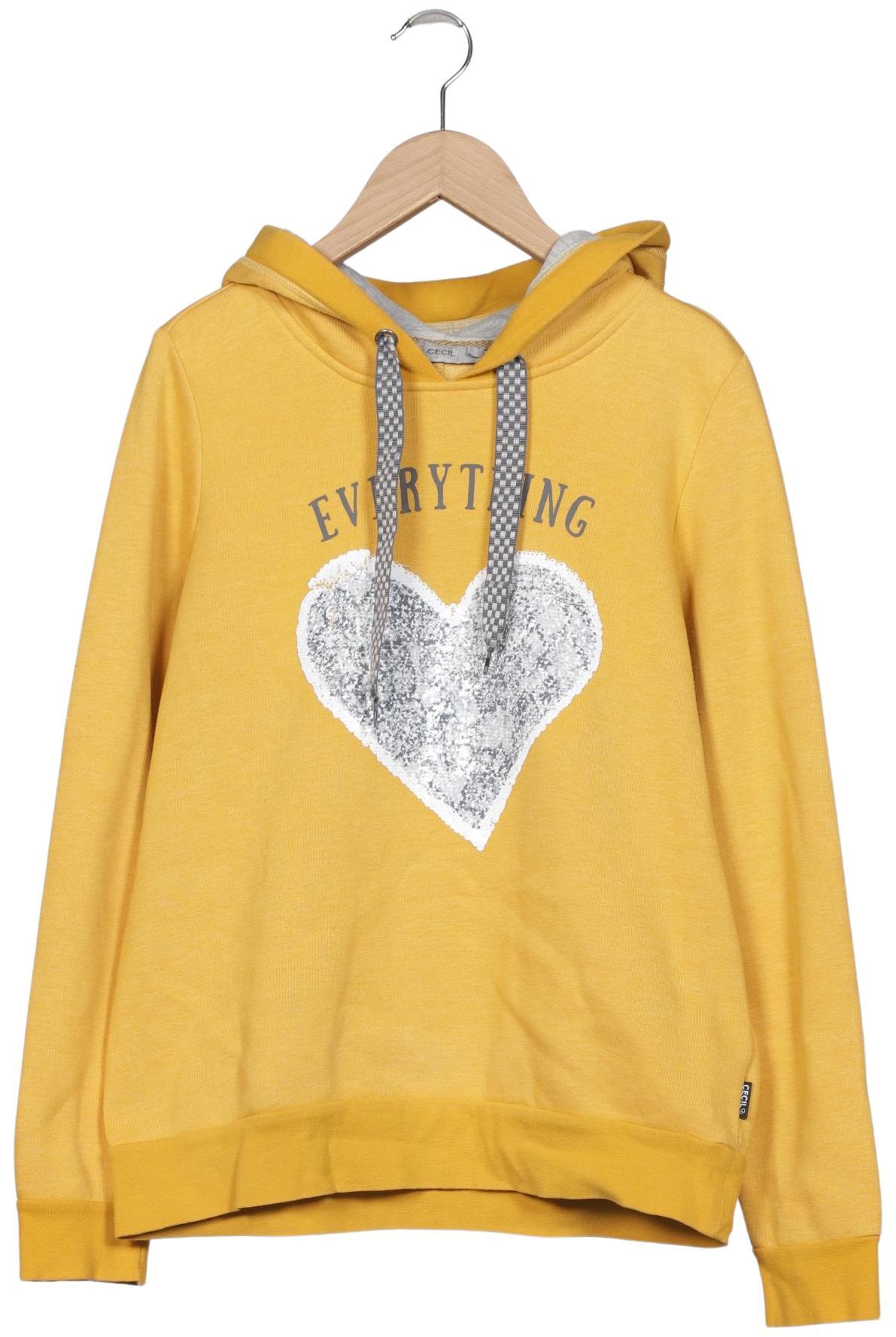 

Cecil Damen Kapuzenpullover, gelb, Gr. 36