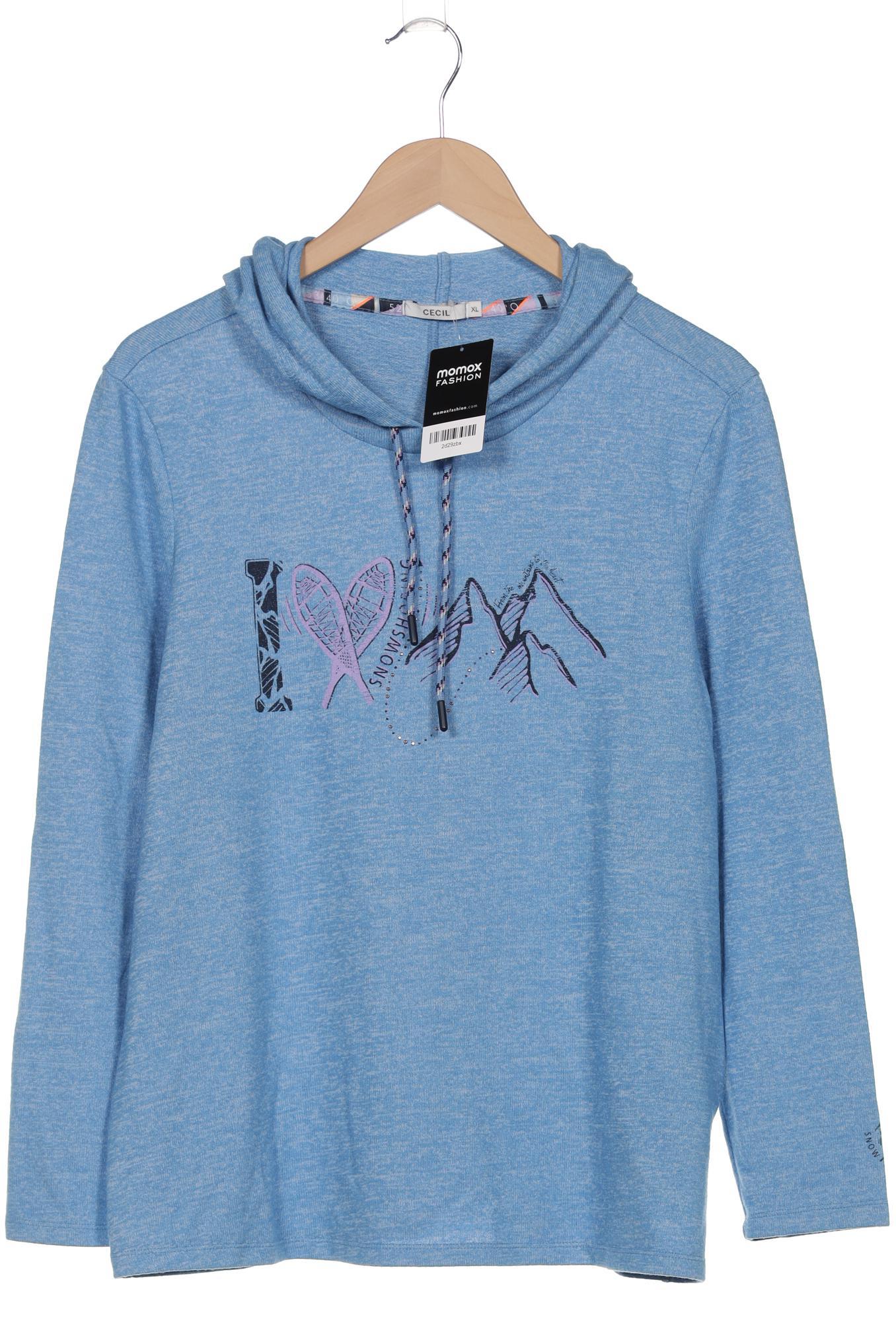 

Cecil Damen Kapuzenpullover, blau, Gr. 44