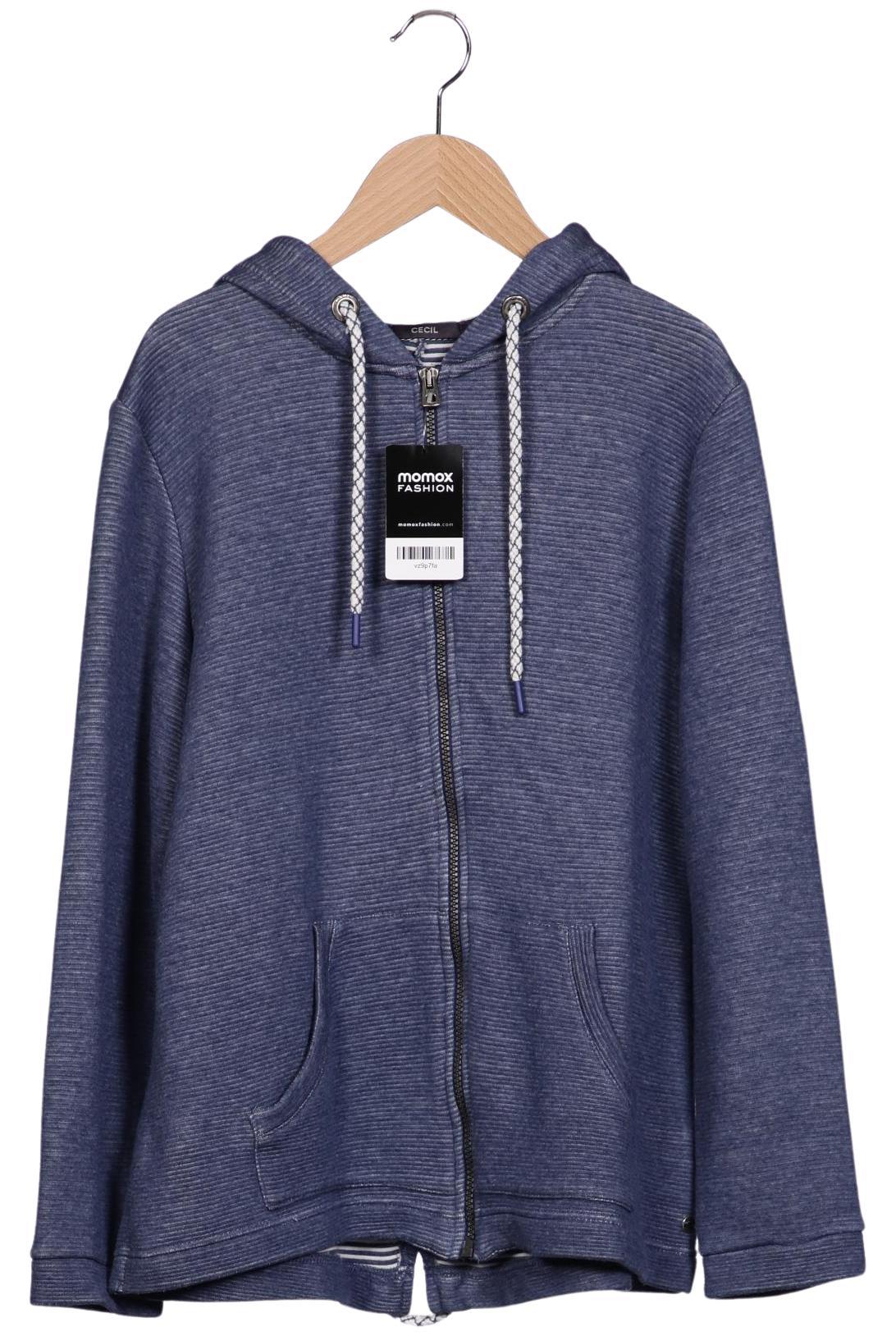 

Cecil Damen Kapuzenpullover, blau, Gr. 42