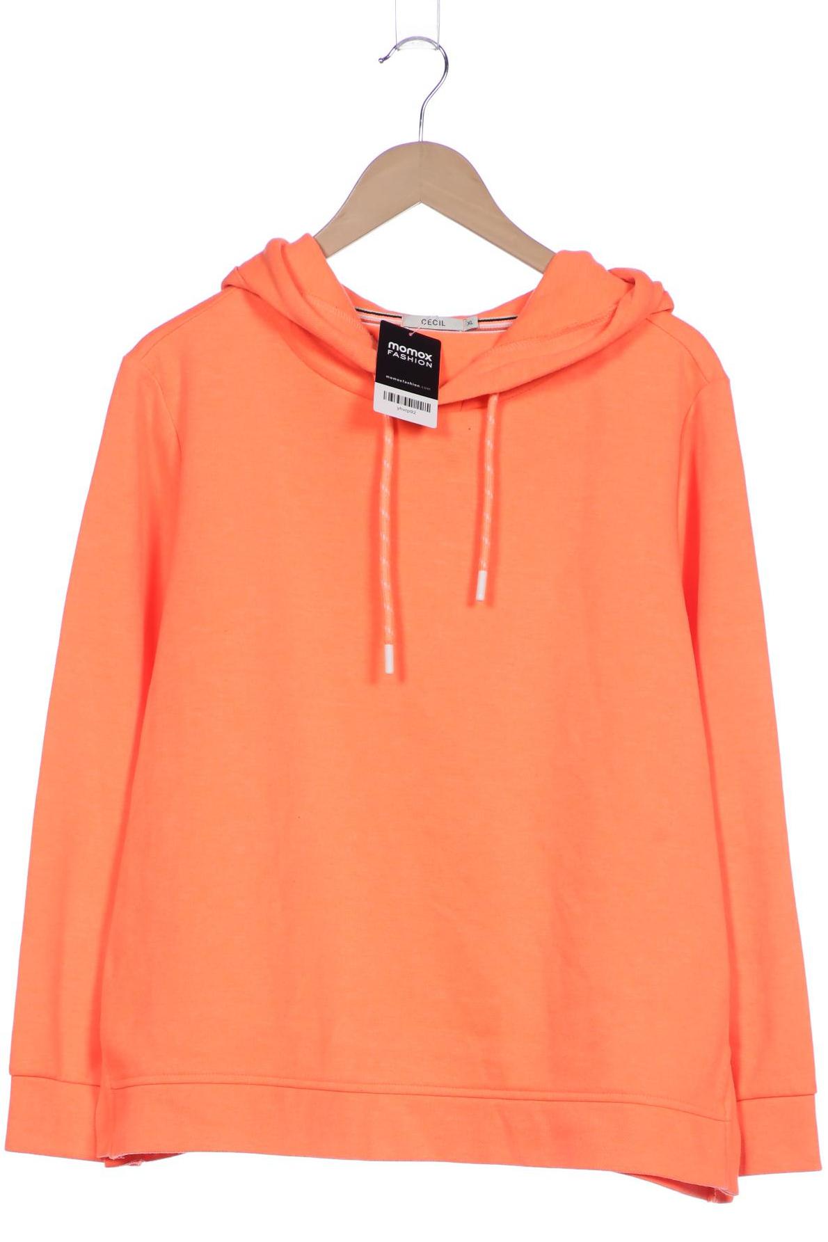 

Cecil Damen Kapuzenpullover, orange, Gr. 44