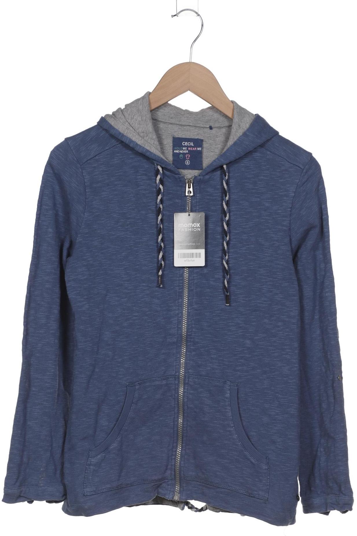 

Cecil Damen Kapuzenpullover, blau, Gr. 36