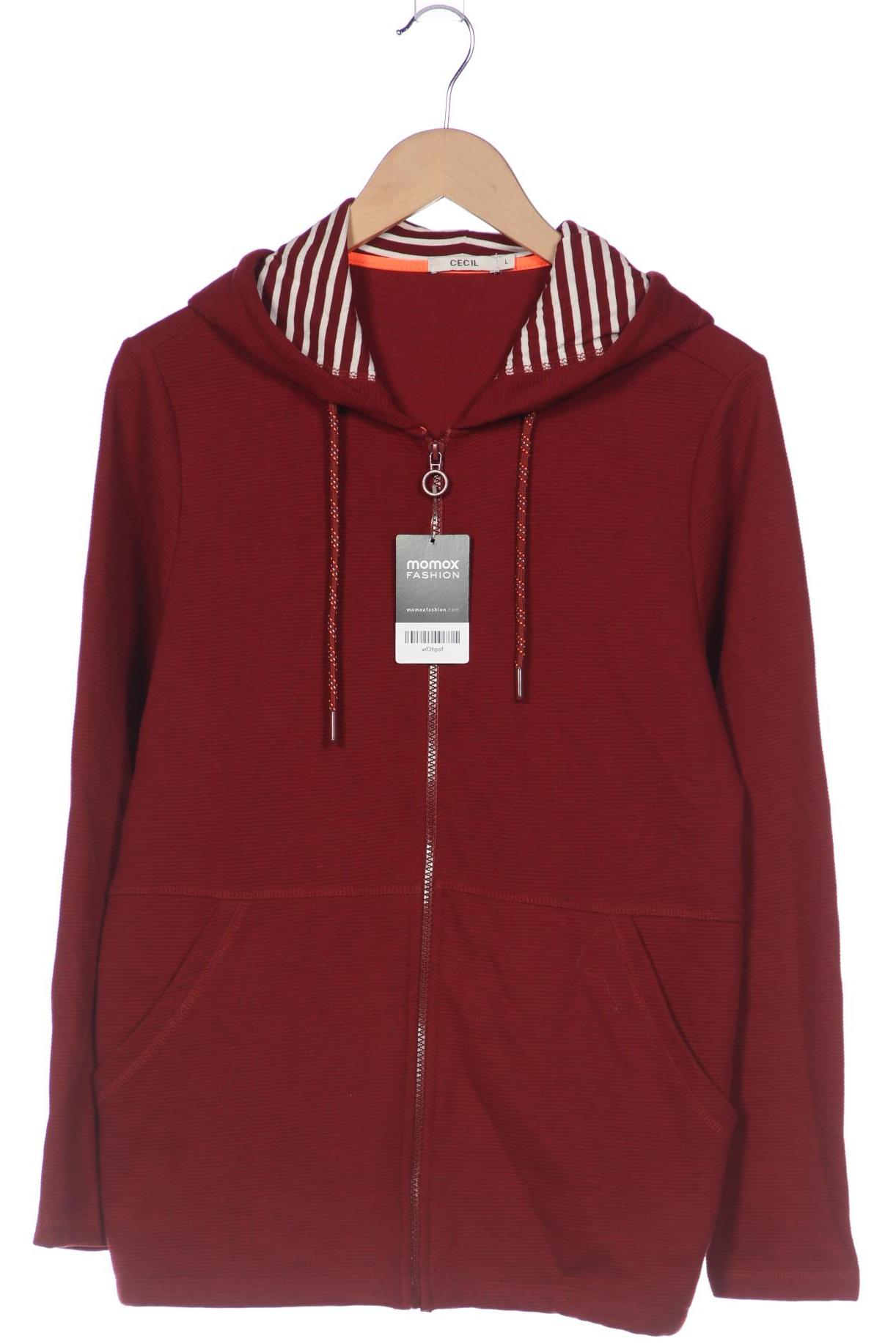 

Cecil Damen Kapuzenpullover, bordeaux, Gr. 42