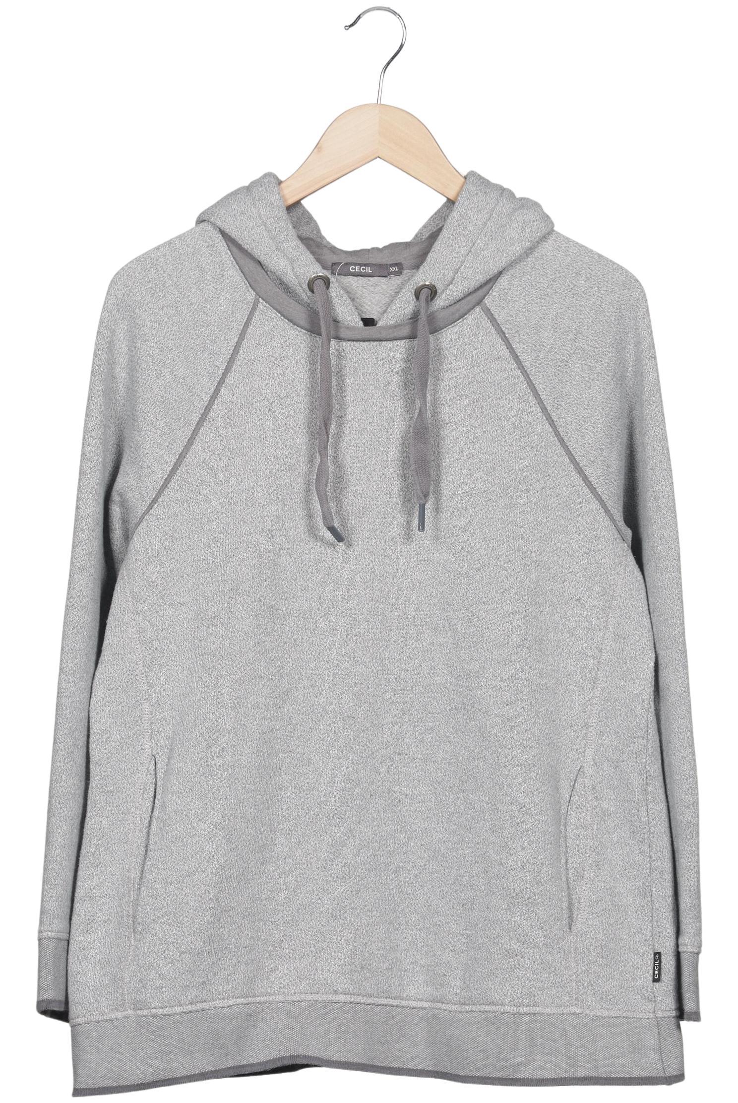 

Cecil Damen Kapuzenpullover, grau, Gr. 46