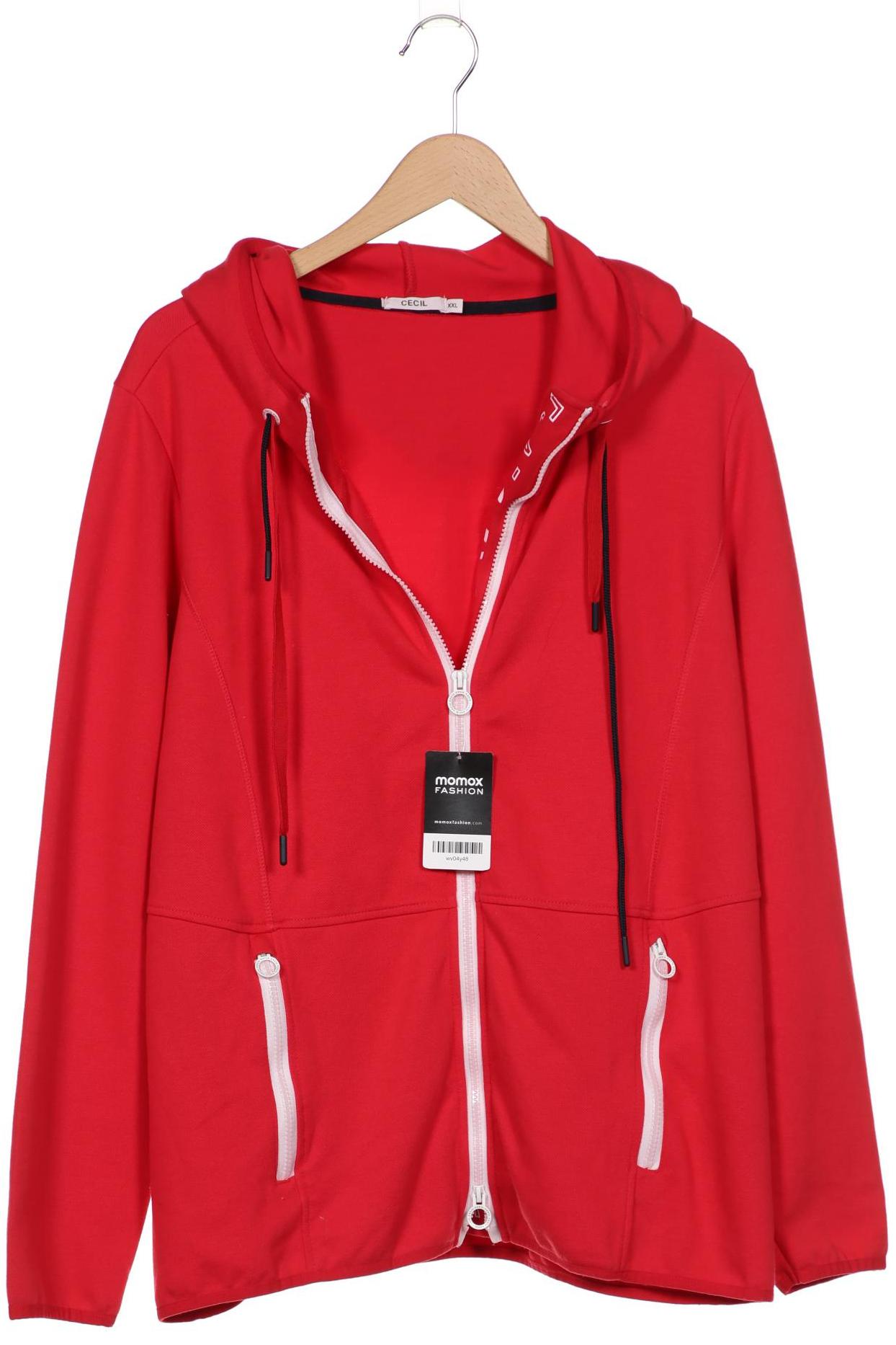 

Cecil Damen Kapuzenpullover, rot, Gr. 46