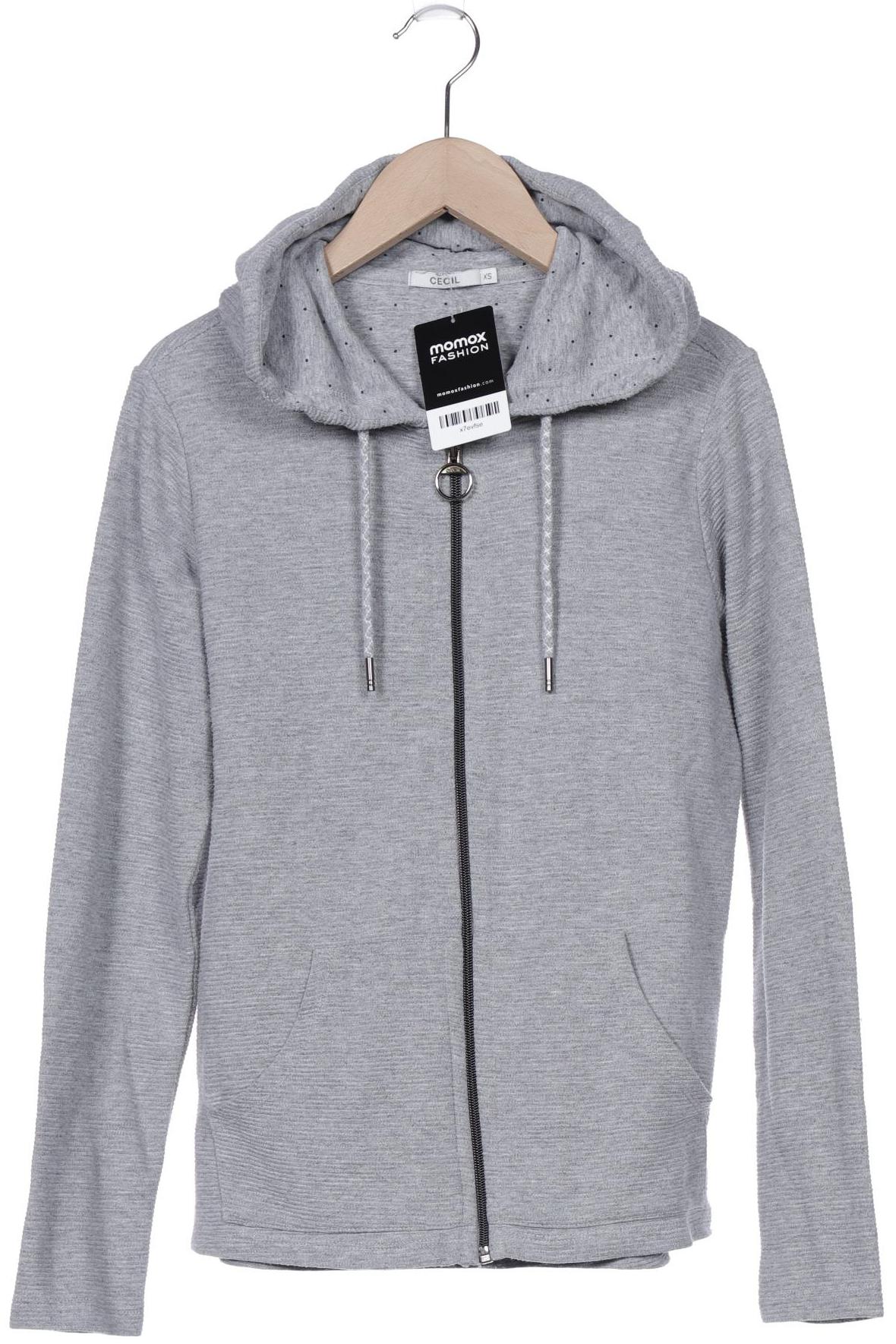 

Cecil Damen Kapuzenpullover, grau, Gr. 34
