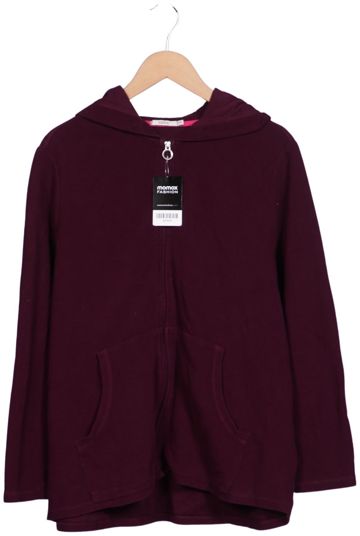 

Cecil Damen Kapuzenpullover, bordeaux, Gr. 46