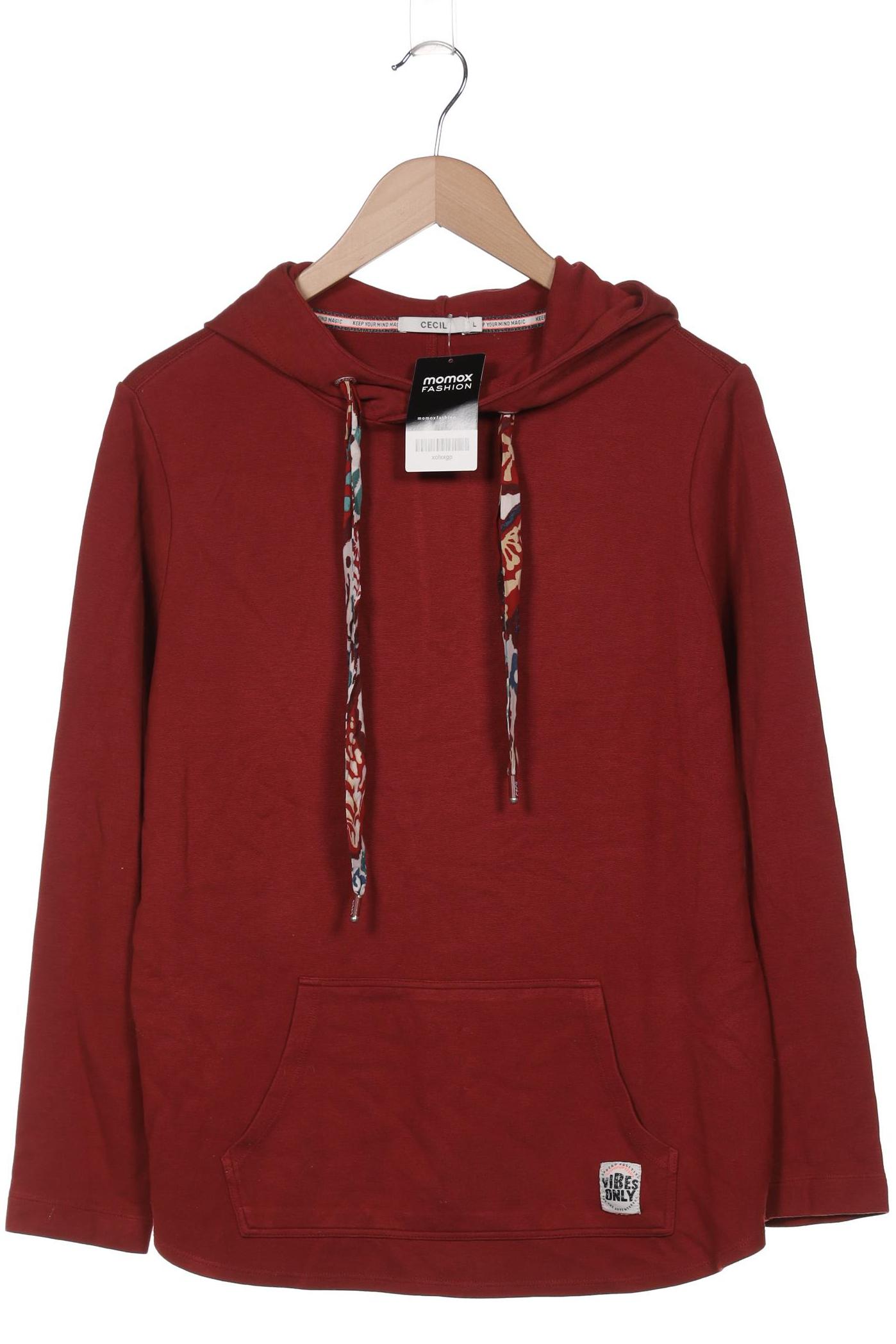 

Cecil Damen Kapuzenpullover, rot, Gr. 42