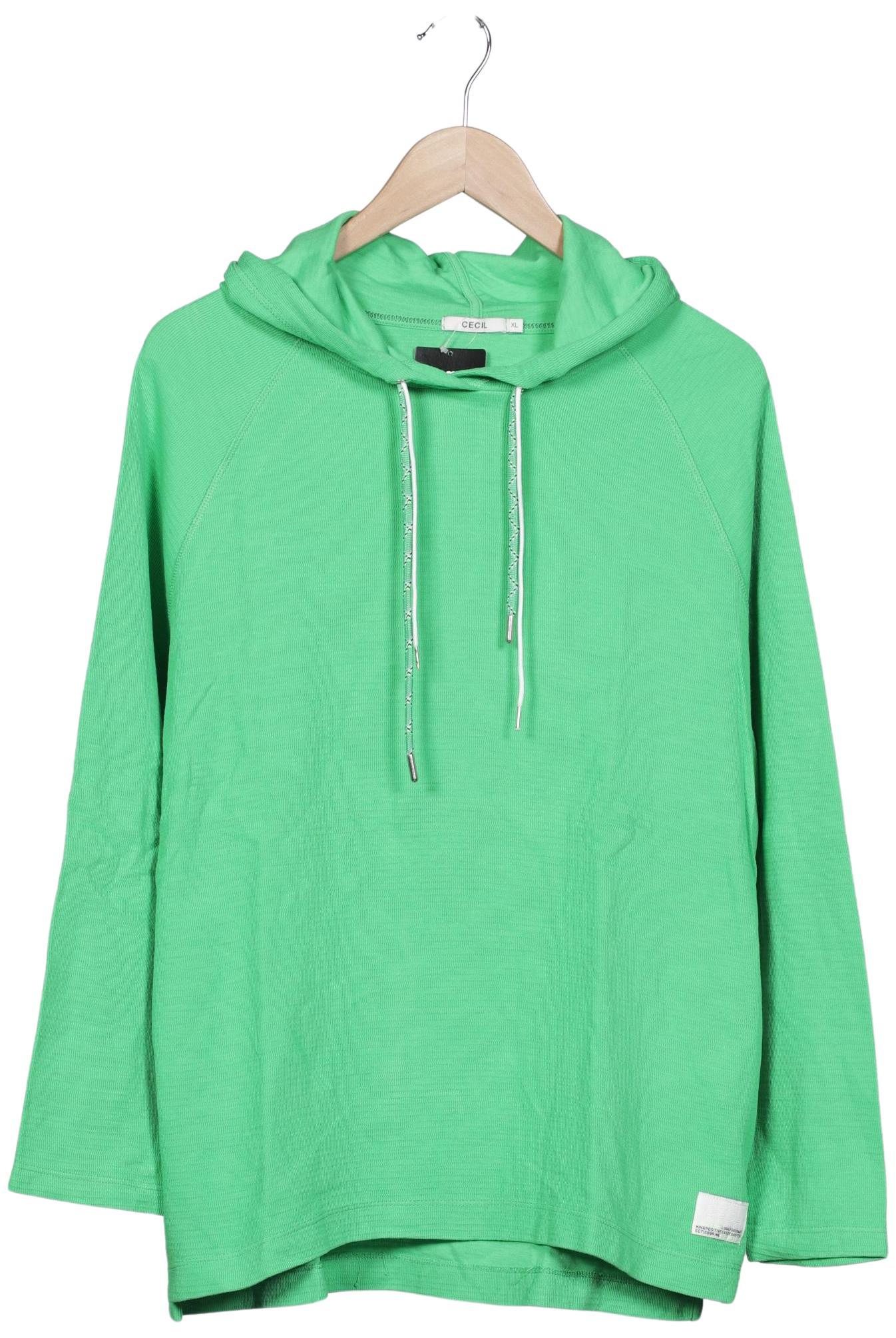 

Cecil Damen Kapuzenpullover, grün, Gr. 44