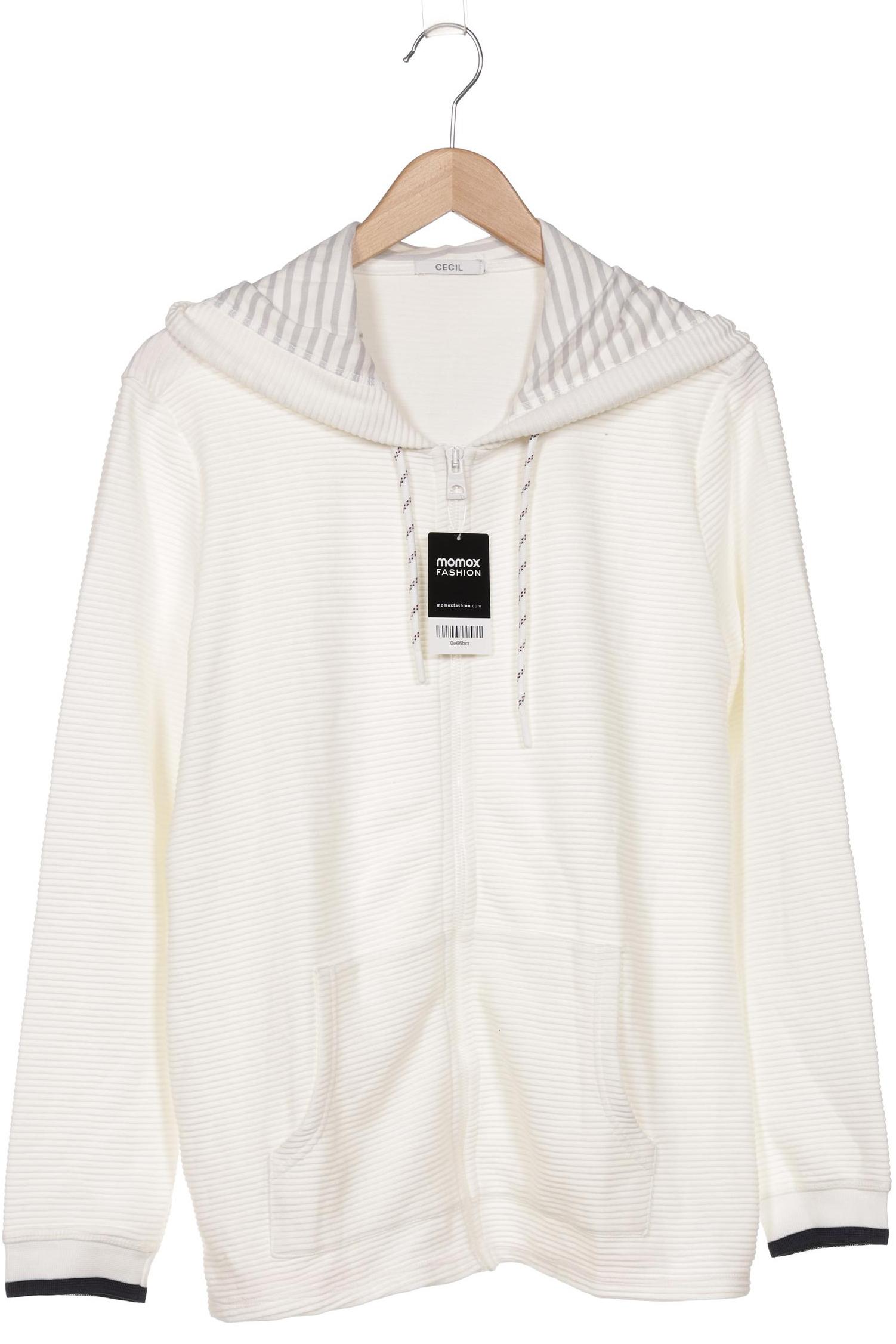 

Cecil Damen Kapuzenpullover, cremeweiß, Gr. 48