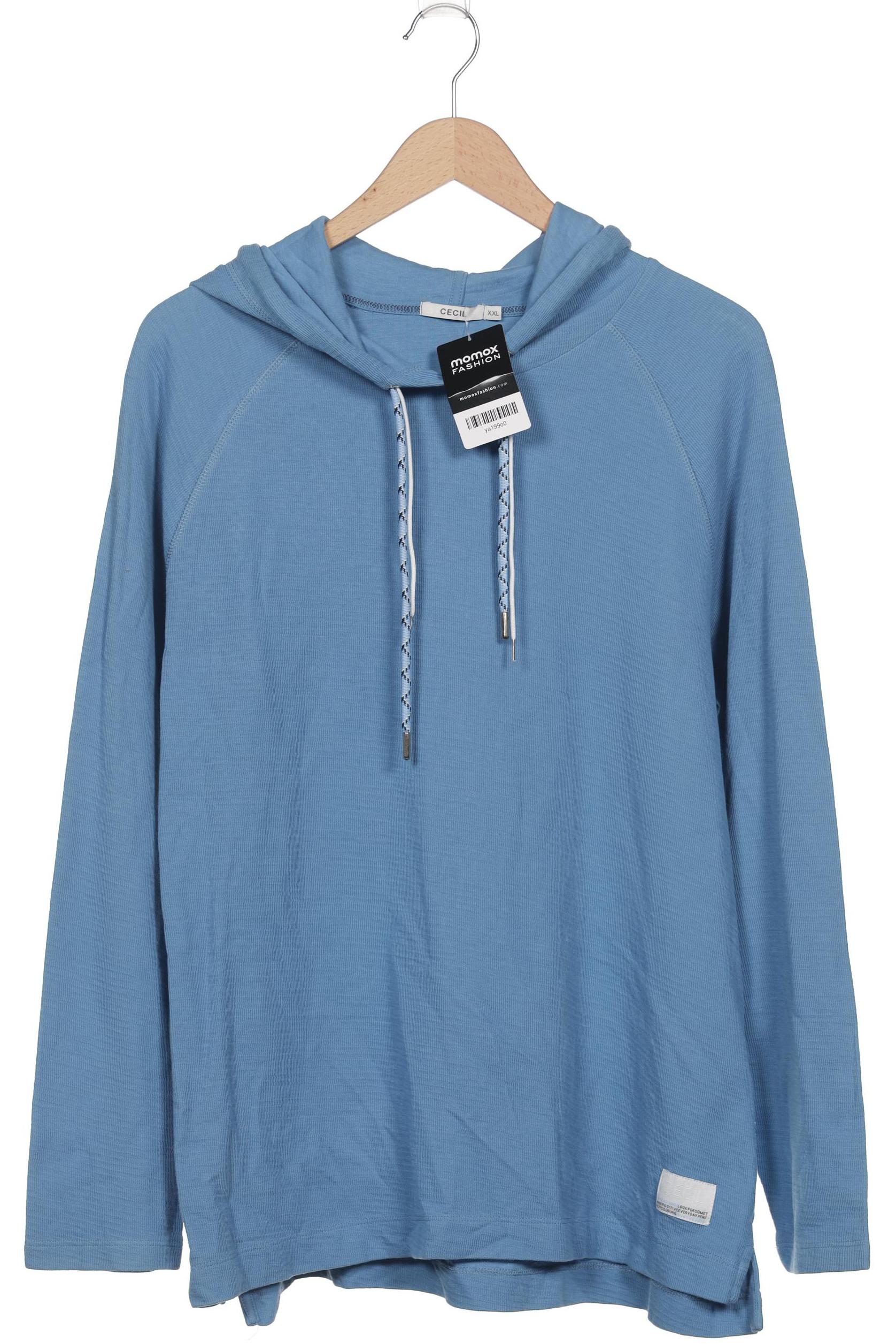 

Cecil Damen Kapuzenpullover, blau, Gr. 46