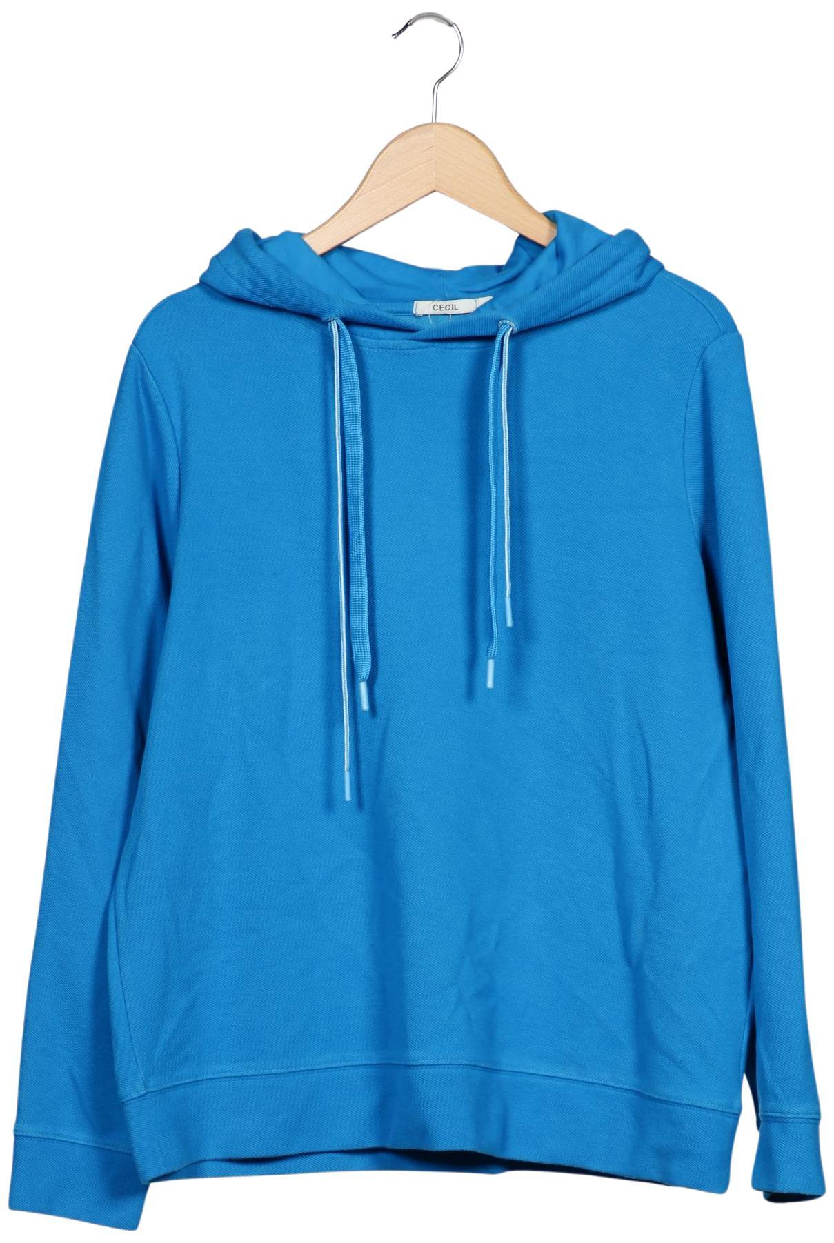 

Cecil Damen Kapuzenpullover, blau, Gr. 38