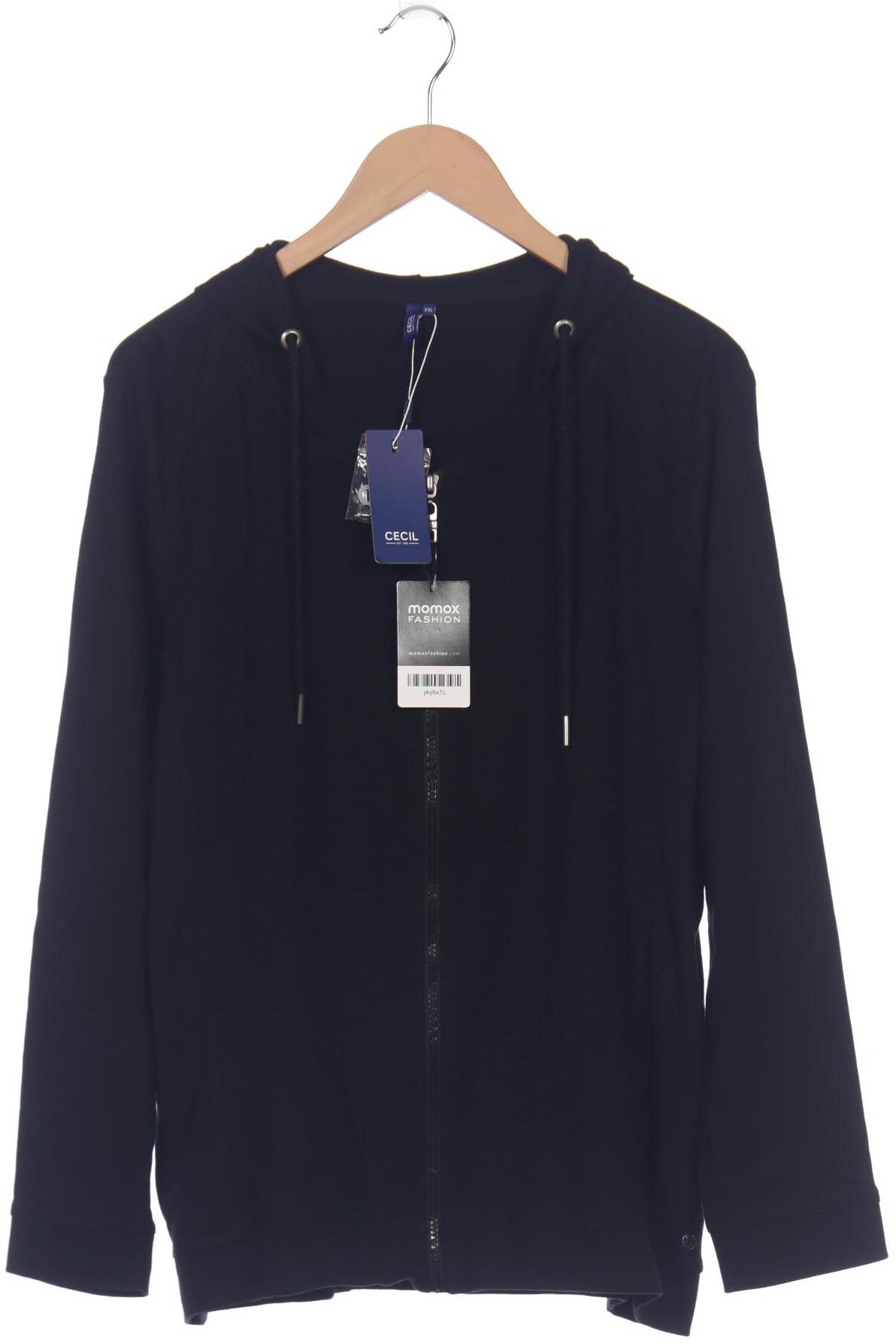 

Cecil Damen Kapuzenpullover, schwarz, Gr. 46