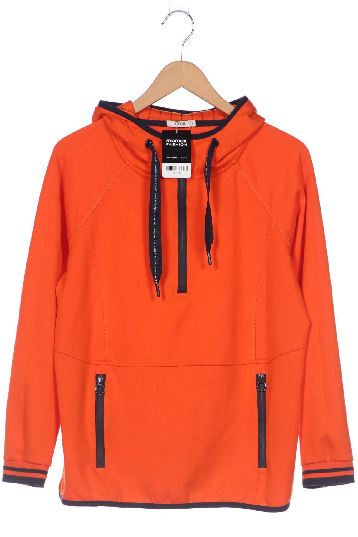 

Cecil Damen Kapuzenpullover, orange, Gr. 42