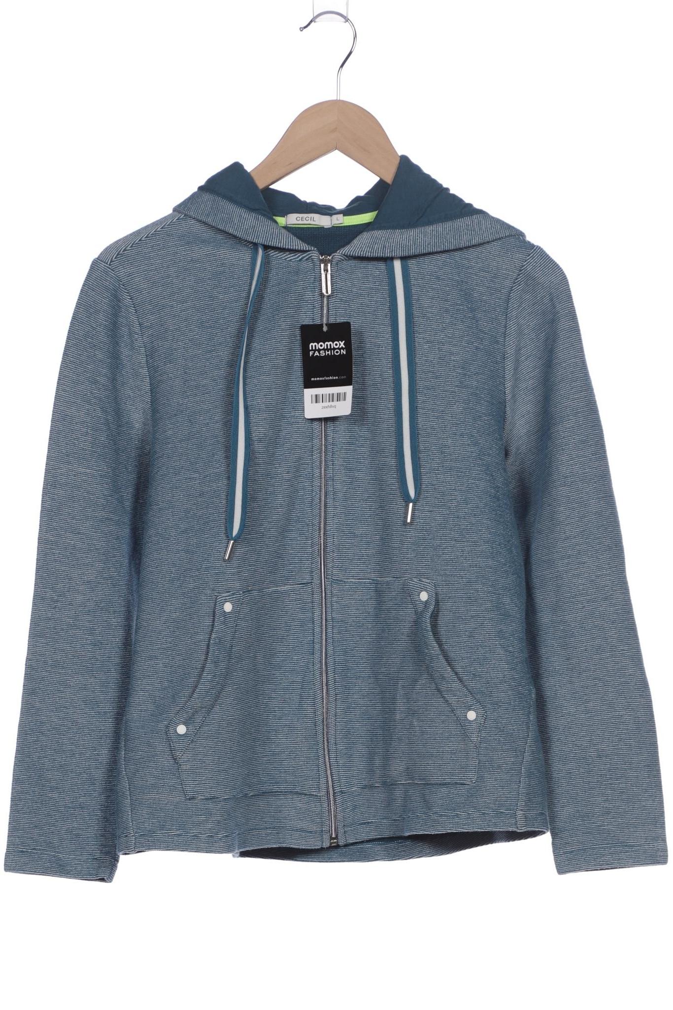 

Cecil Damen Kapuzenpullover, blau, Gr. 42
