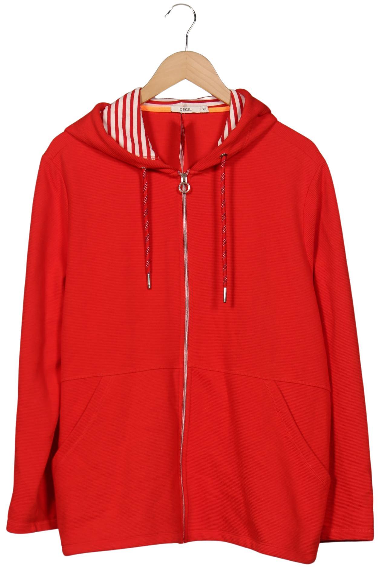 

Cecil Damen Kapuzenpullover, rot, Gr. 46