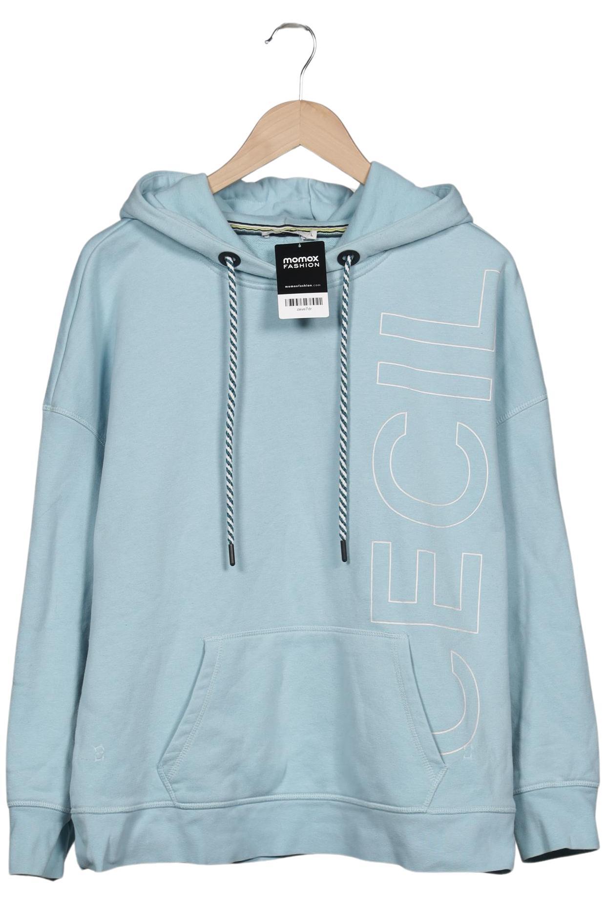 

Cecil Damen Kapuzenpullover, hellblau, Gr. 42