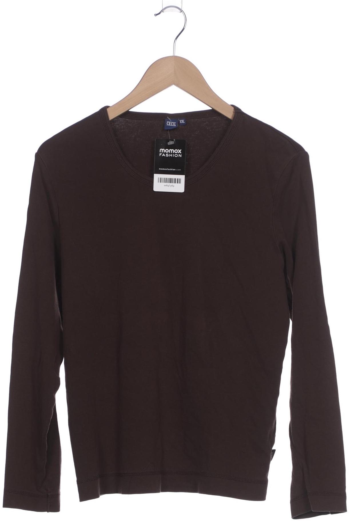 

Cecil Damen Langarmshirt, braun, Gr. 46