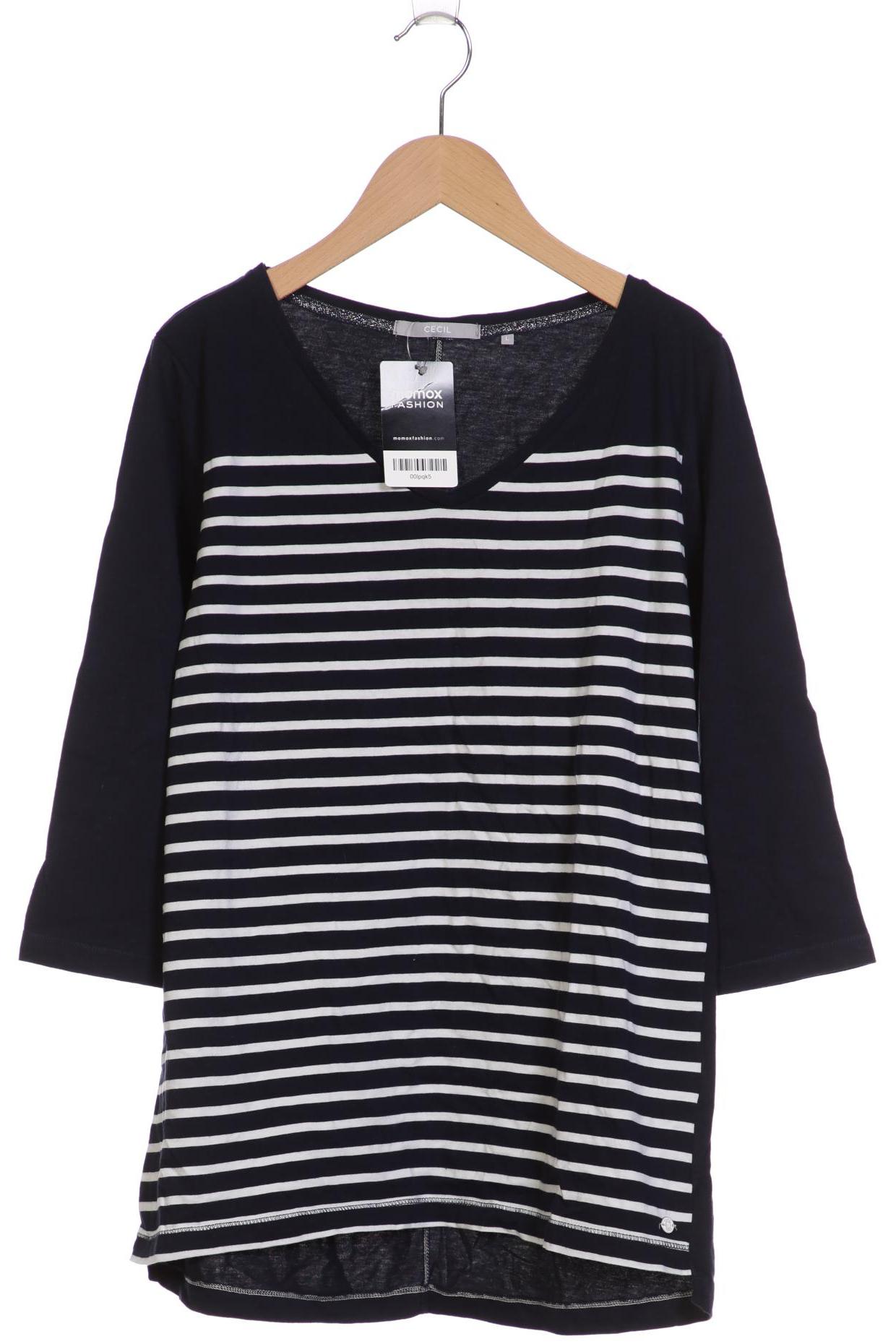 

Cecil Damen Langarmshirt, marineblau, Gr. 42
