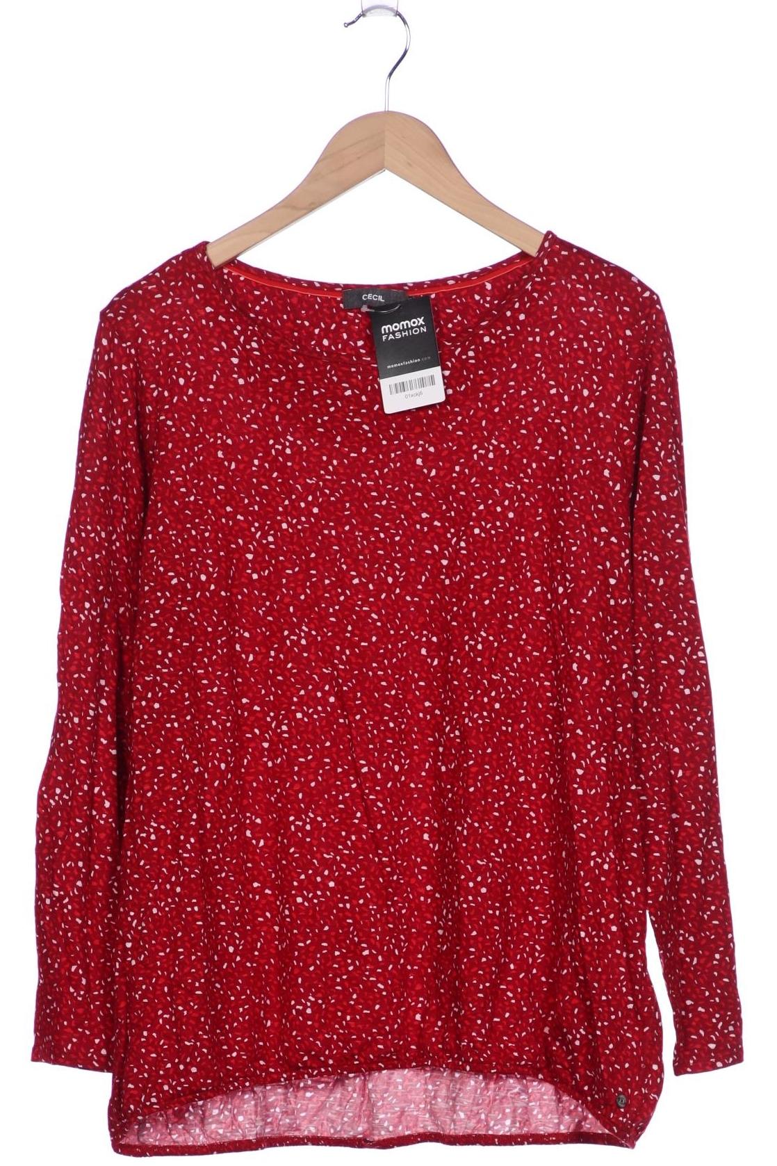 

Cecil Damen Langarmshirt, rot, Gr. 46