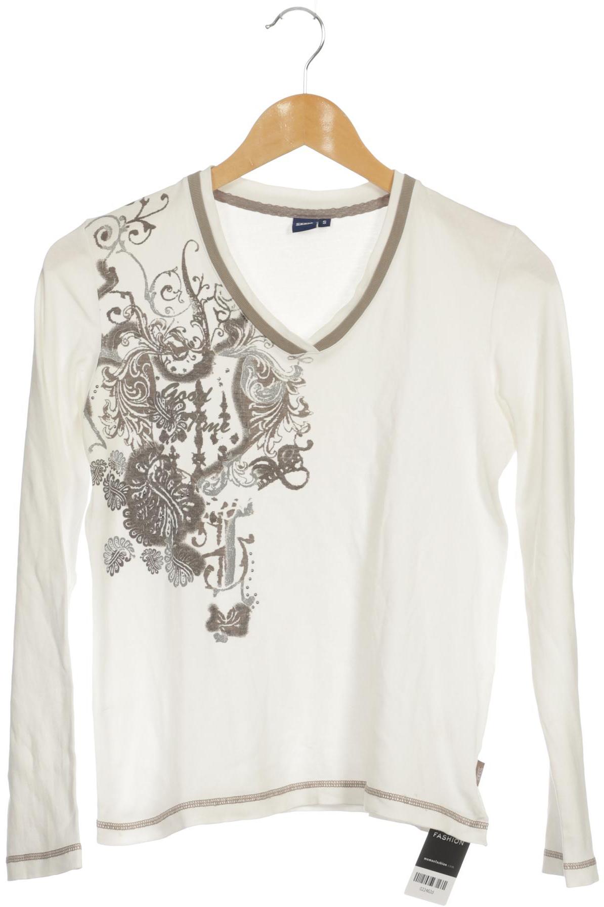 

Cecil Damen Langarmshirt, weiß, Gr. 36