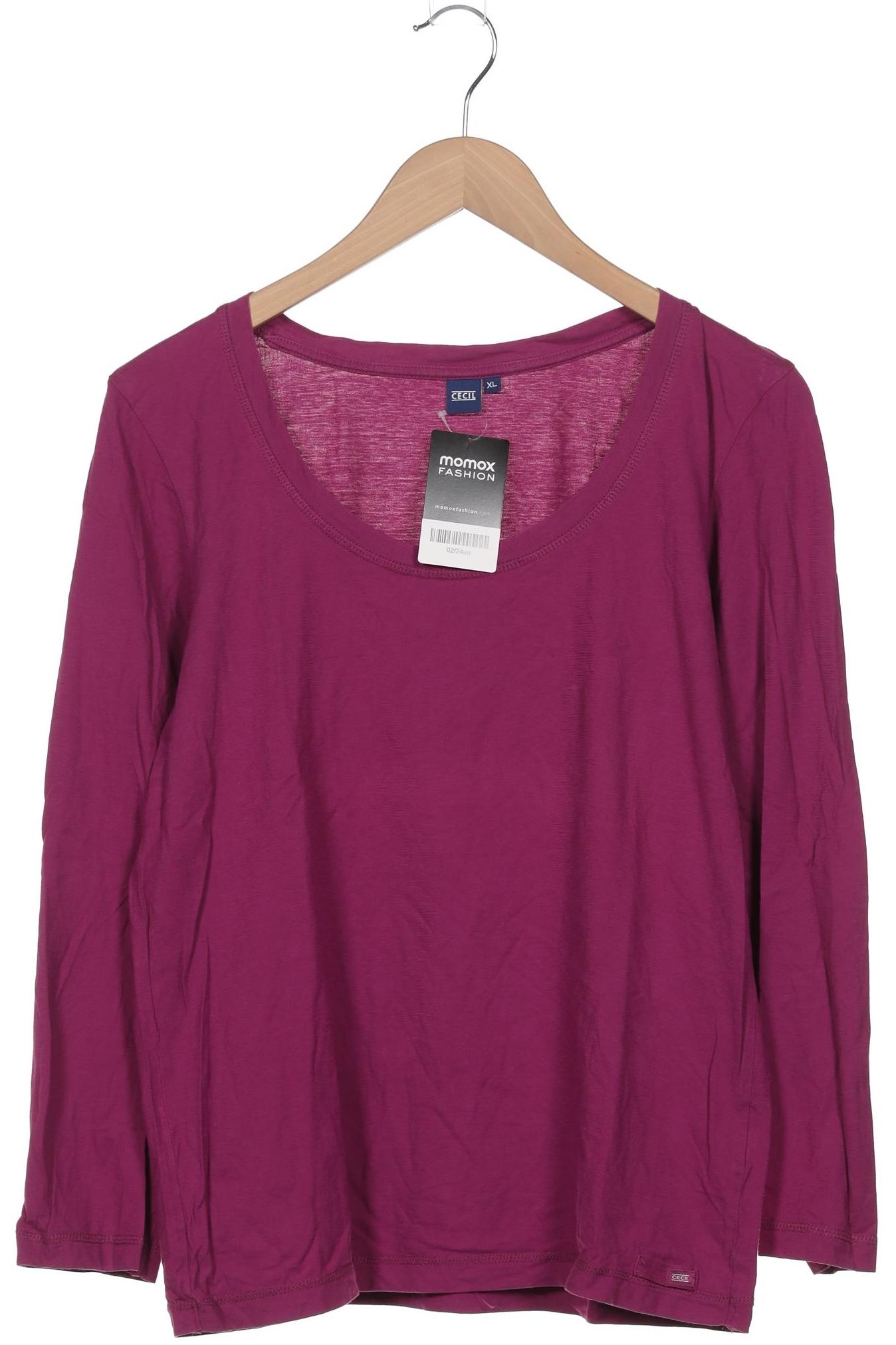 

Cecil Damen Langarmshirt, pink, Gr. 44
