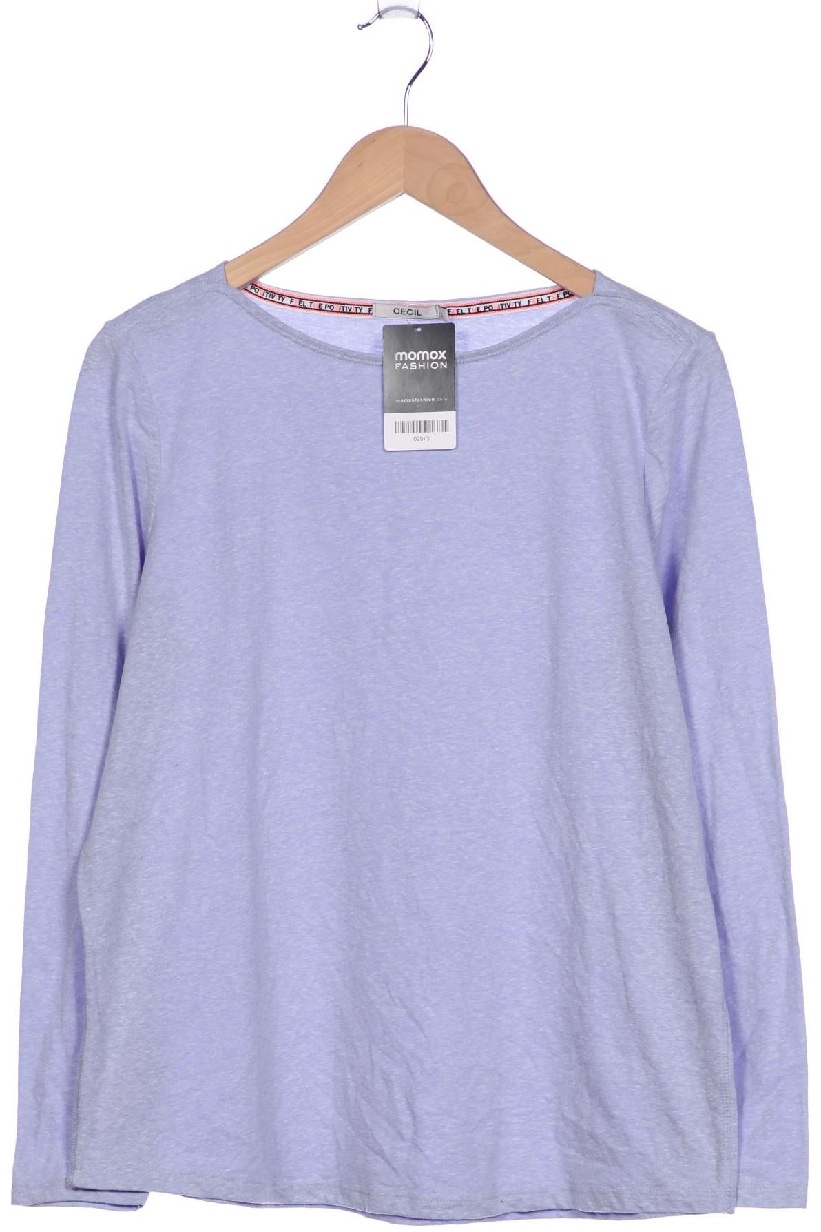 

Cecil Damen Langarmshirt, blau, Gr. 42